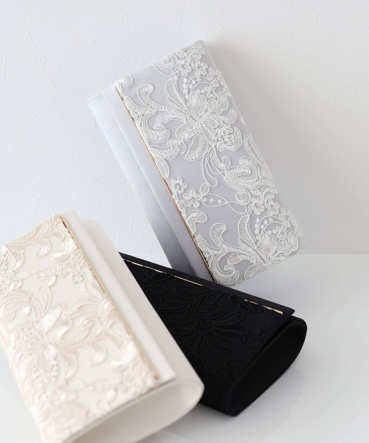 BLUEEAST Embroidered Lace Clutch Bag