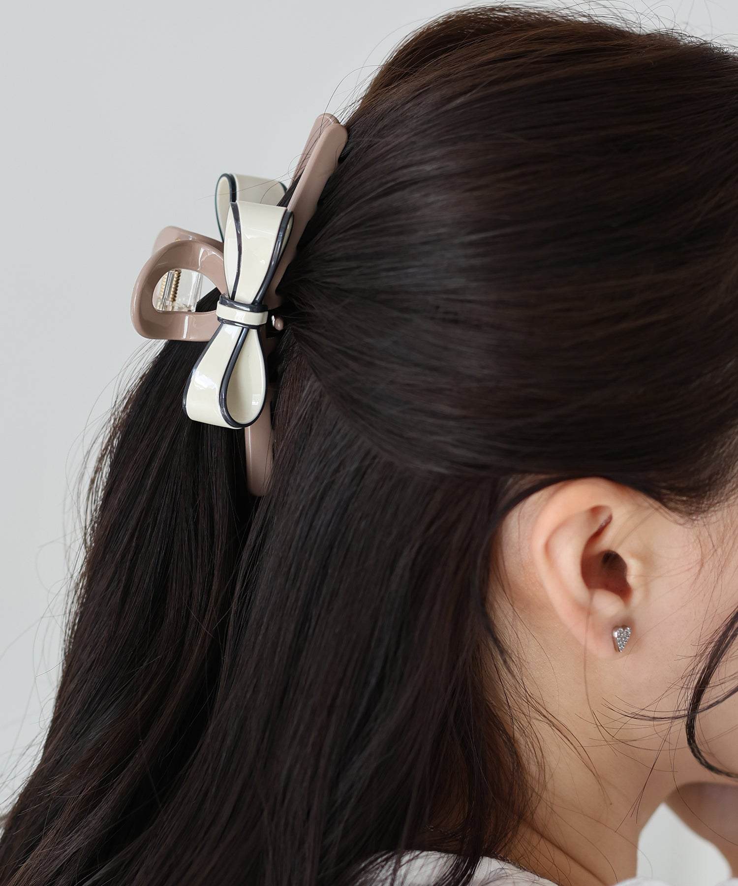 ブルーイースト BLUEEAST 配色リボンバンスクリップ