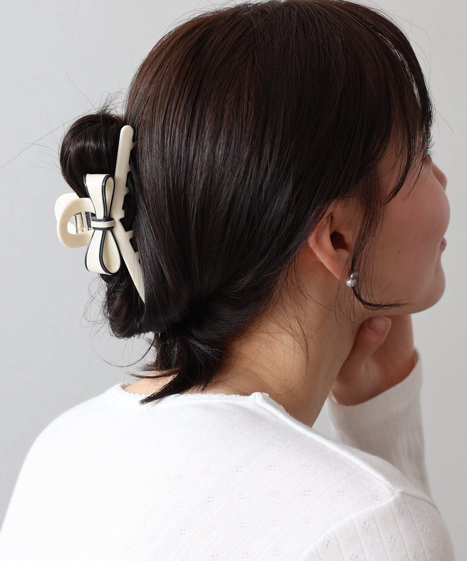 ブルーイースト BLUEEAST 配色リボンバンスクリップ