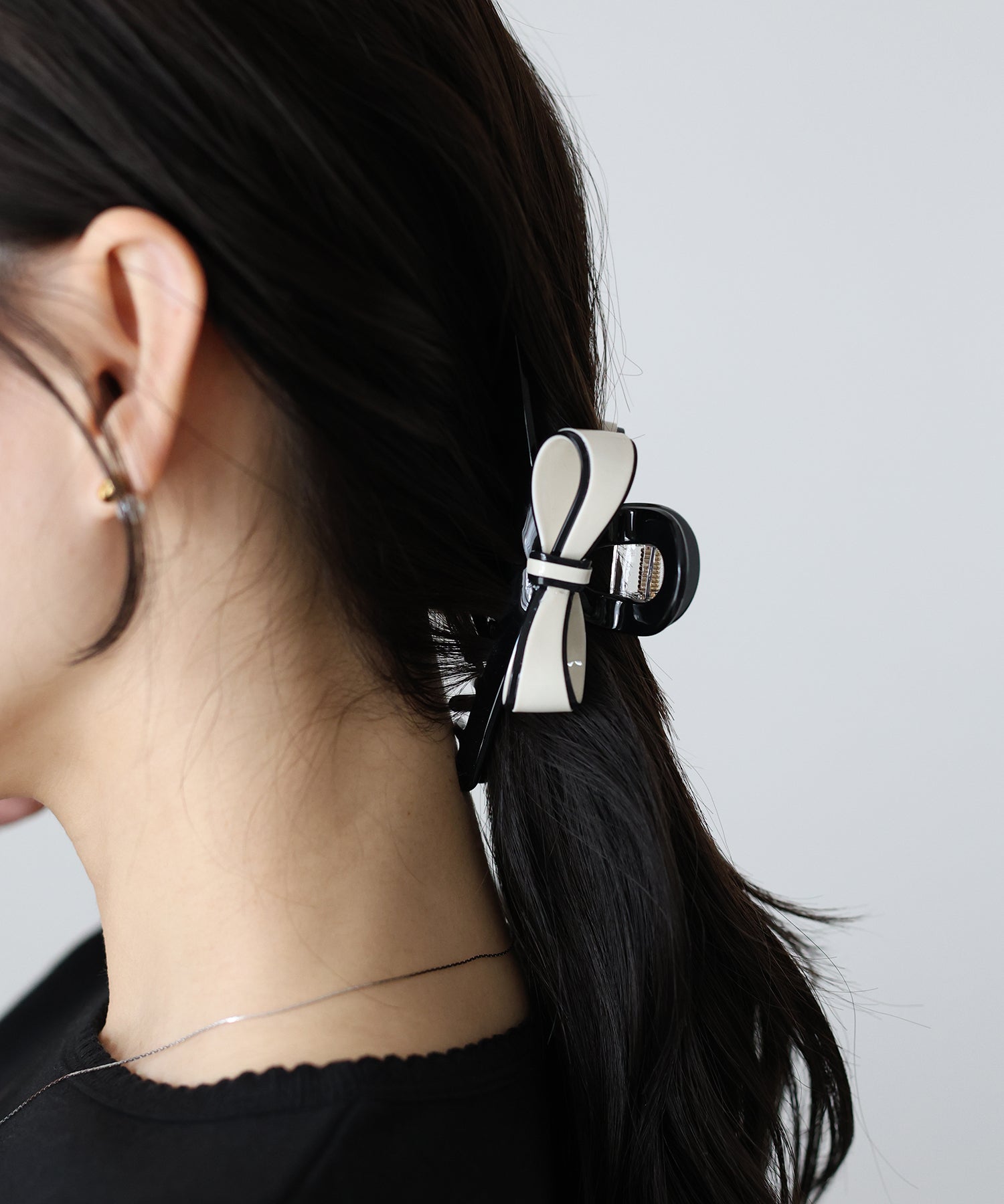 ブルーイースト BLUEEAST 配色リボンバンスクリップ