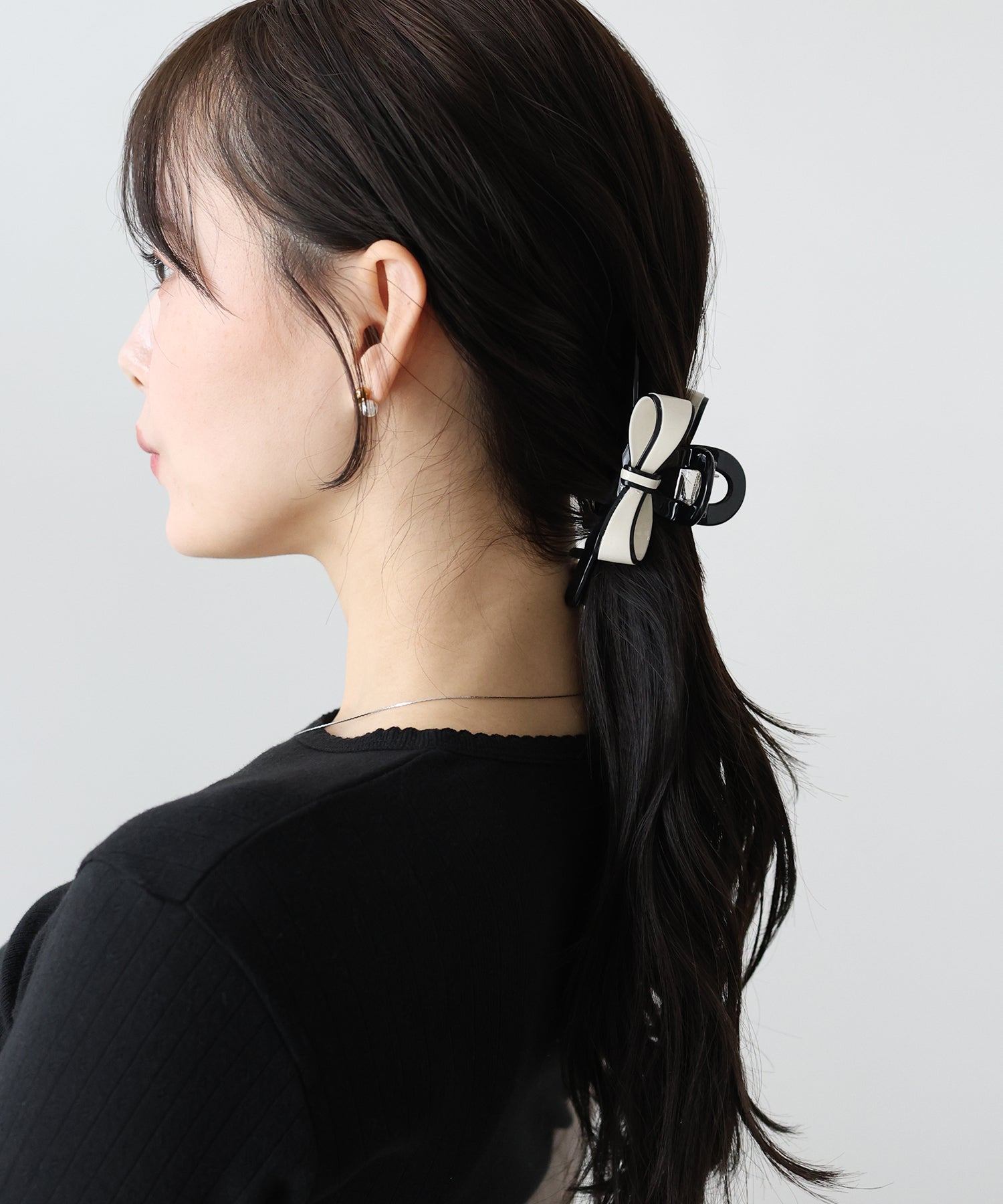 ブルーイースト BLUEEAST 配色リボンバンスクリップ