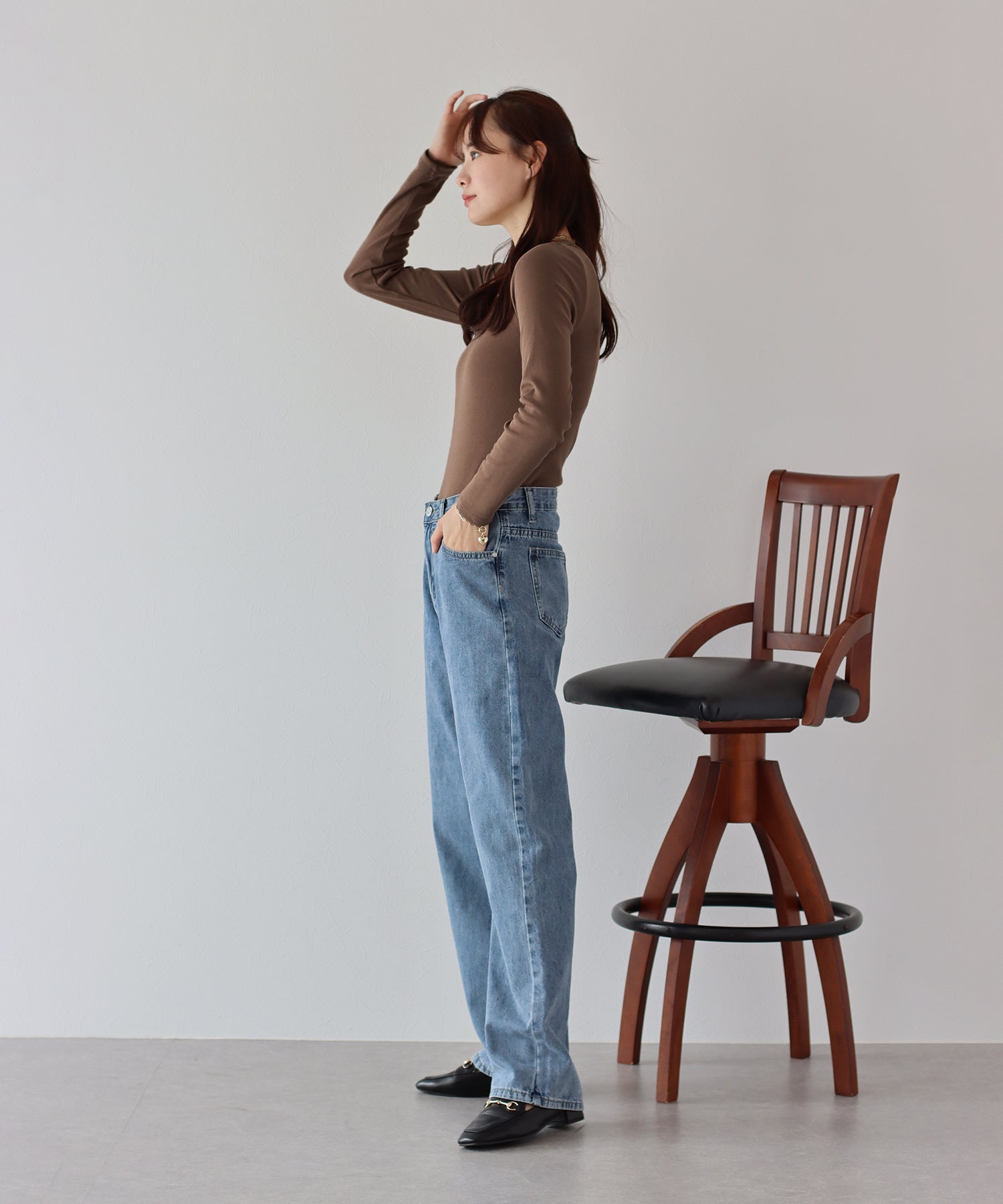 ブルーイースト BLUEEAST 長袖カラーロンT