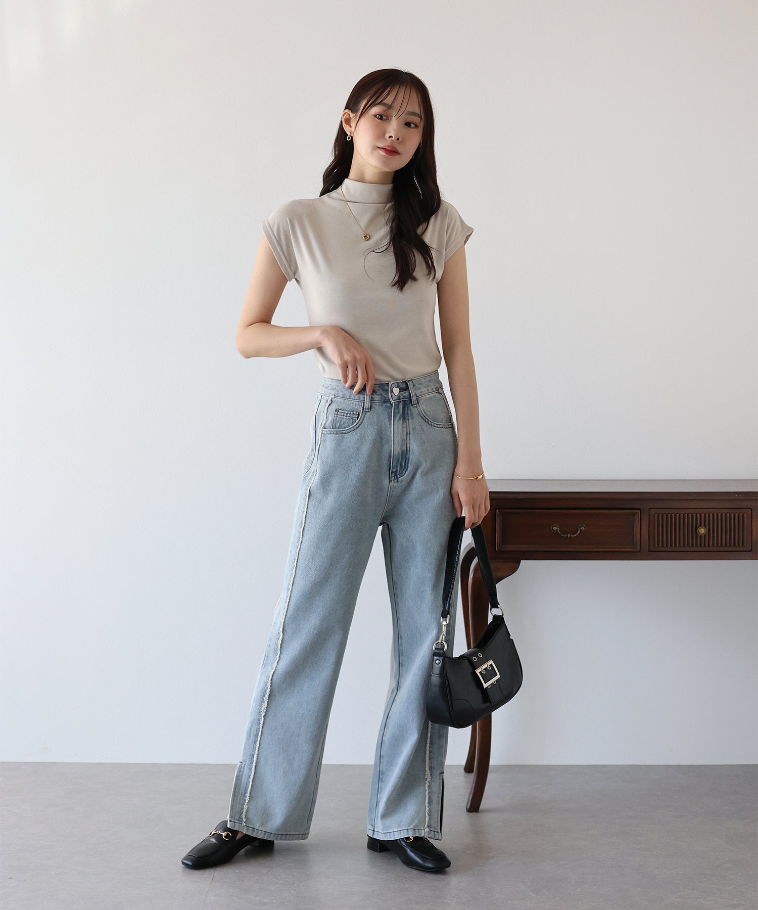 ブルーイースト BLUEEAST サイドフリンジデニム