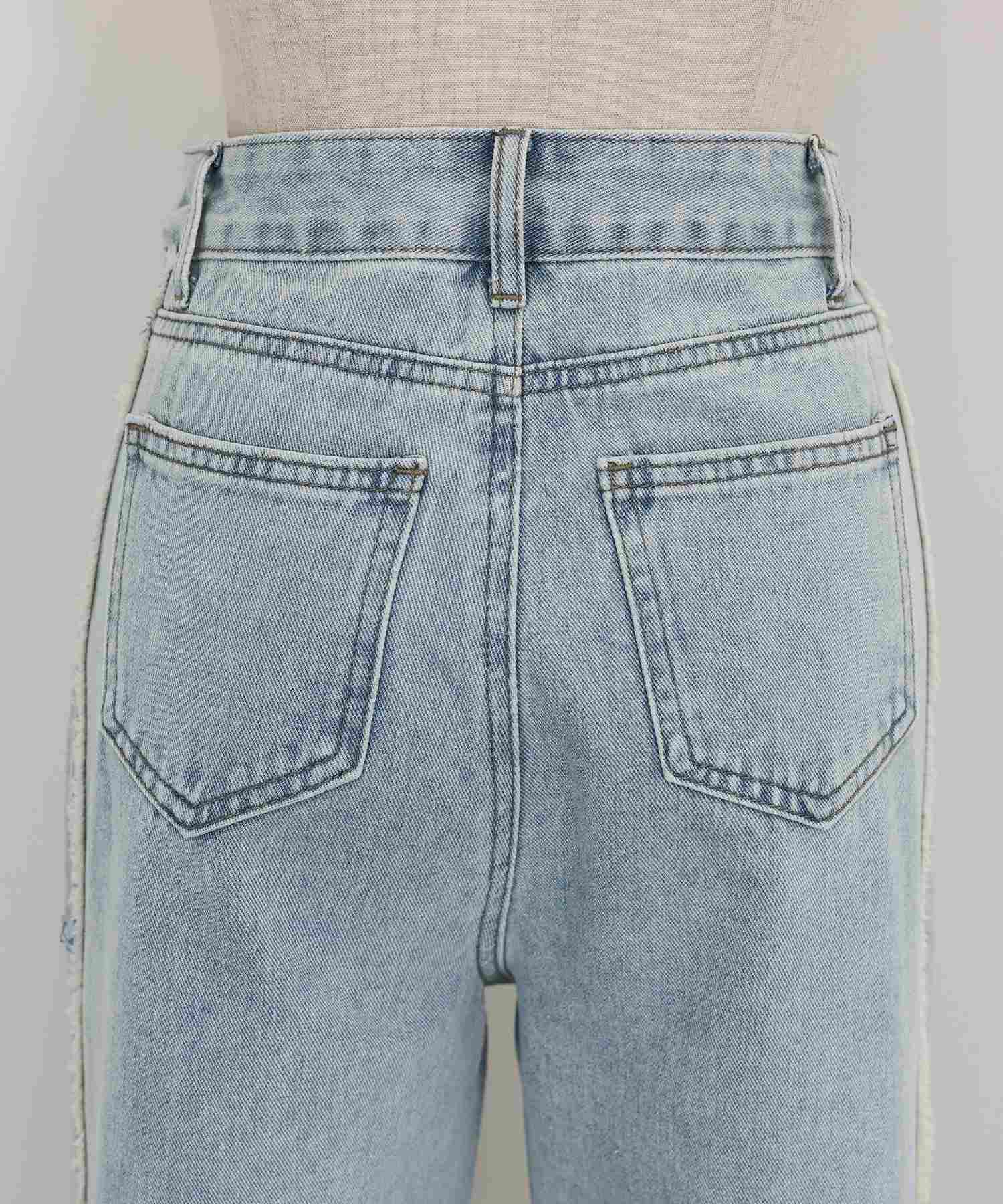 ブルーイースト BLUEEAST サイドフリンジデニム