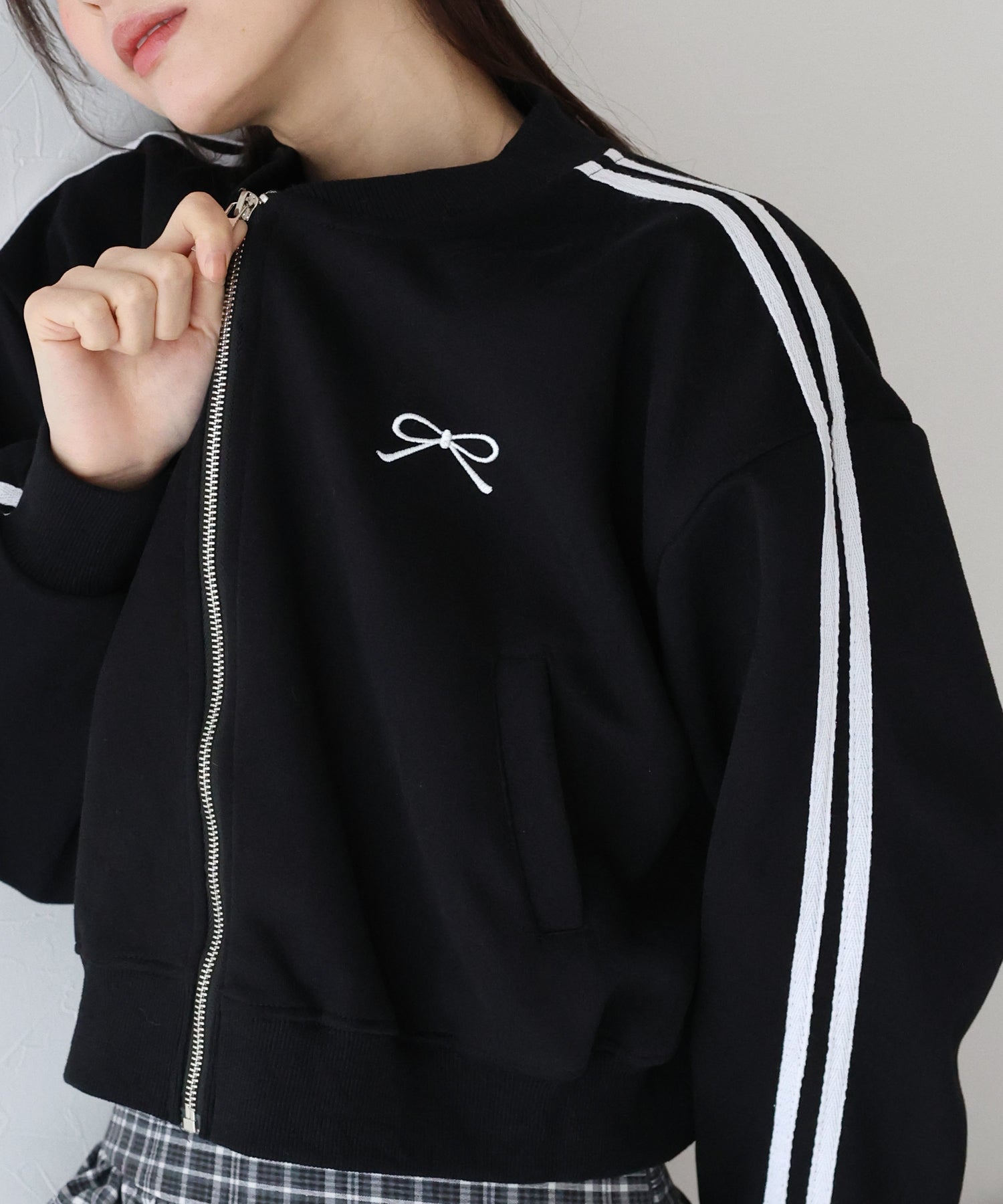 ブルーイースト BLUEEAST ワンポイントブルゾン (ホワイト) ホワイト