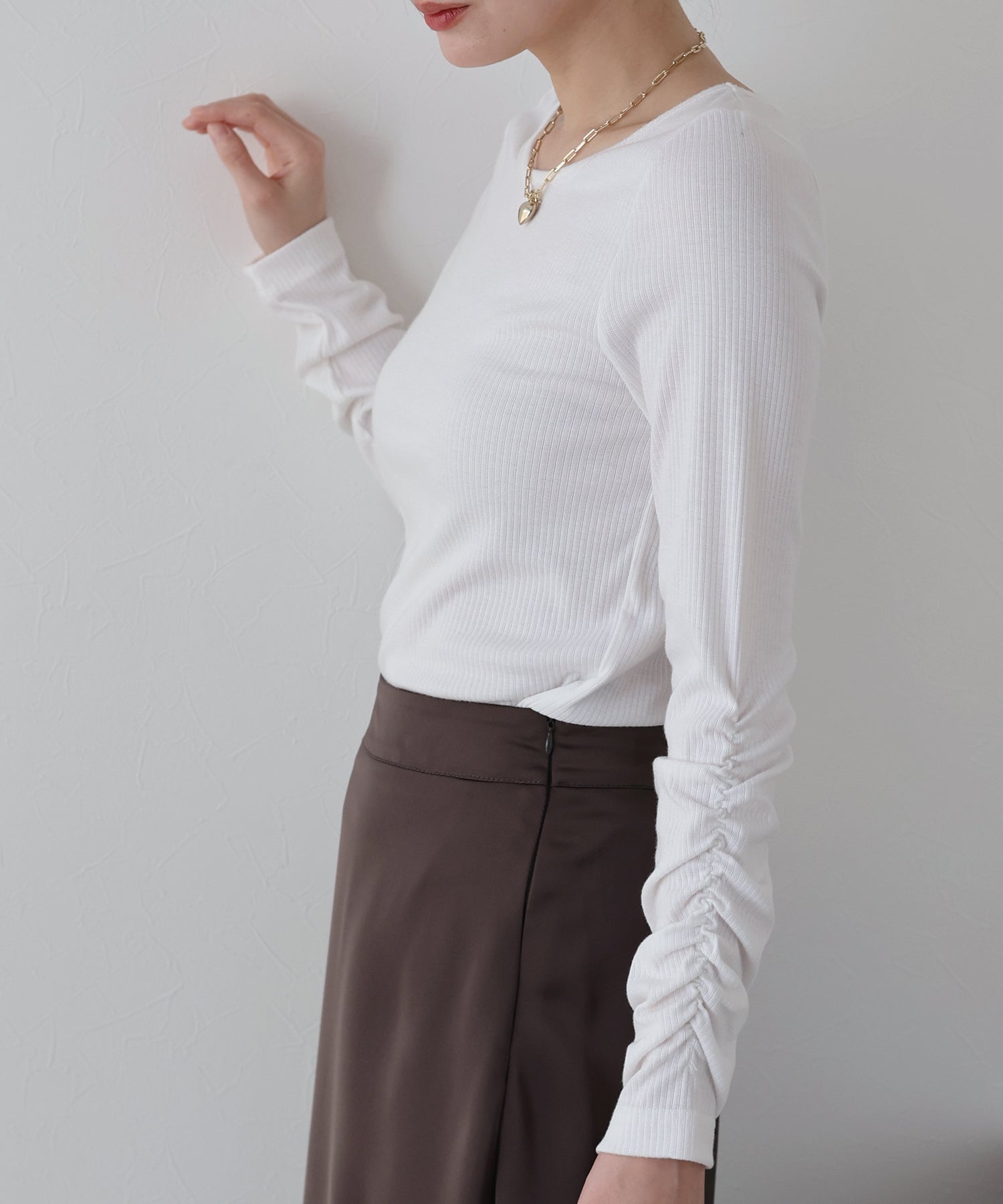 藍東 BLUEEAST 皺褶袖上衣