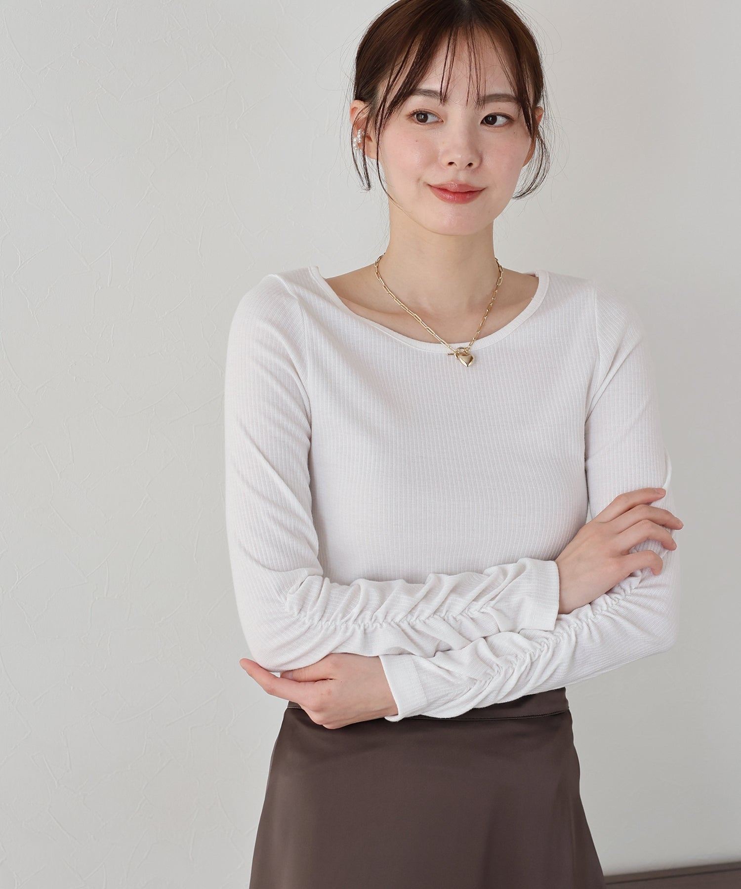 藍東 BLUEEAST 皺褶袖上衣