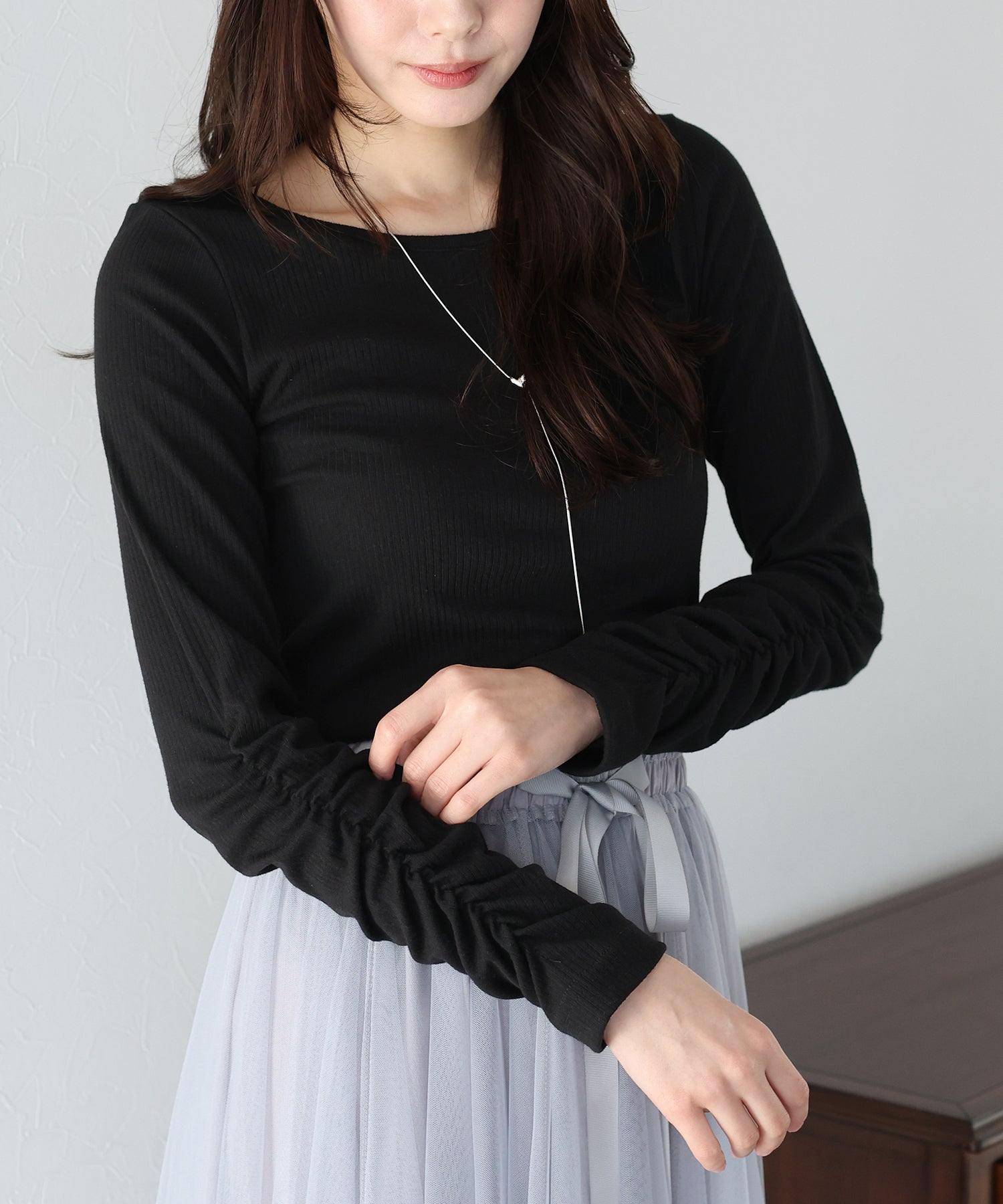 藍東 BLUEEAST 皺褶袖上衣