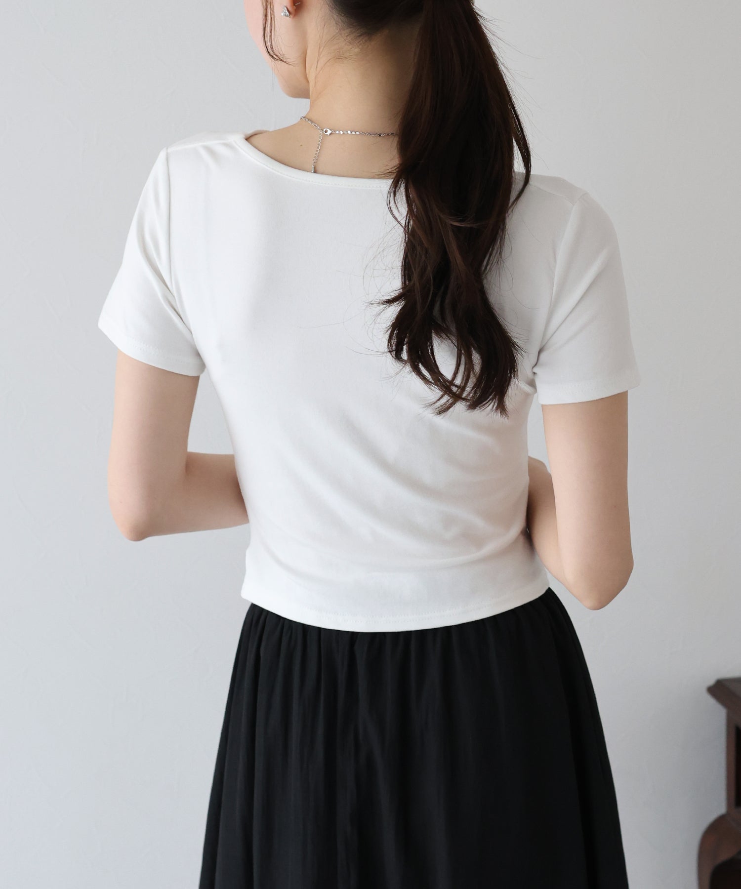 ブルーイースト BLUEEAST 半袖アシメドレープTシャツ (ブルー) ブルー