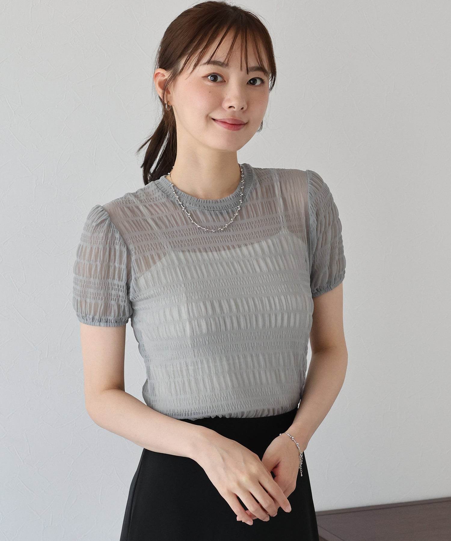 ブルーイースト BLUEEAST シャーリングシアーTシャツ (グレー) グレー