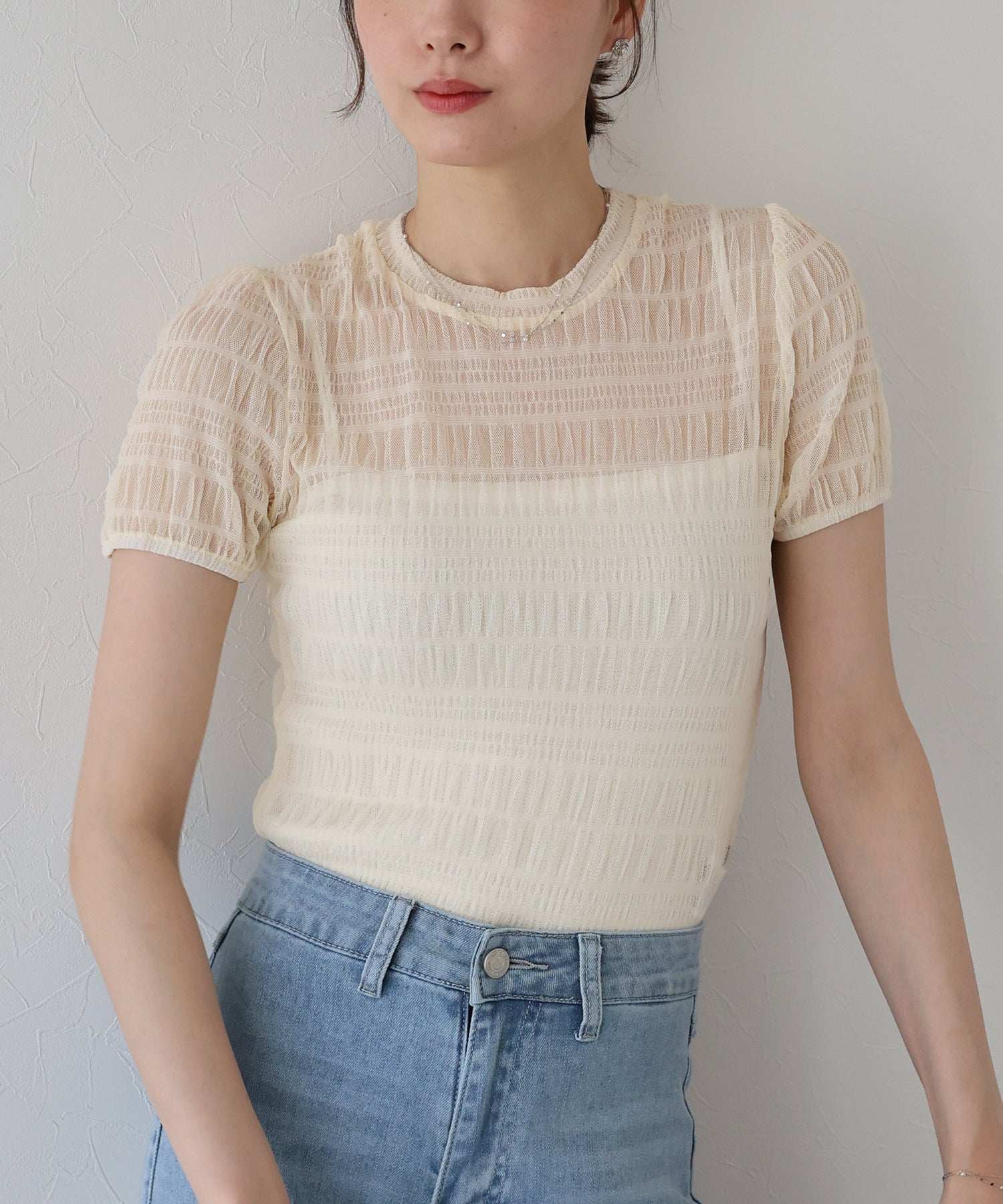 ブルーイースト BLUEEAST シャーリングシアーTシャツ (グレー) グレー