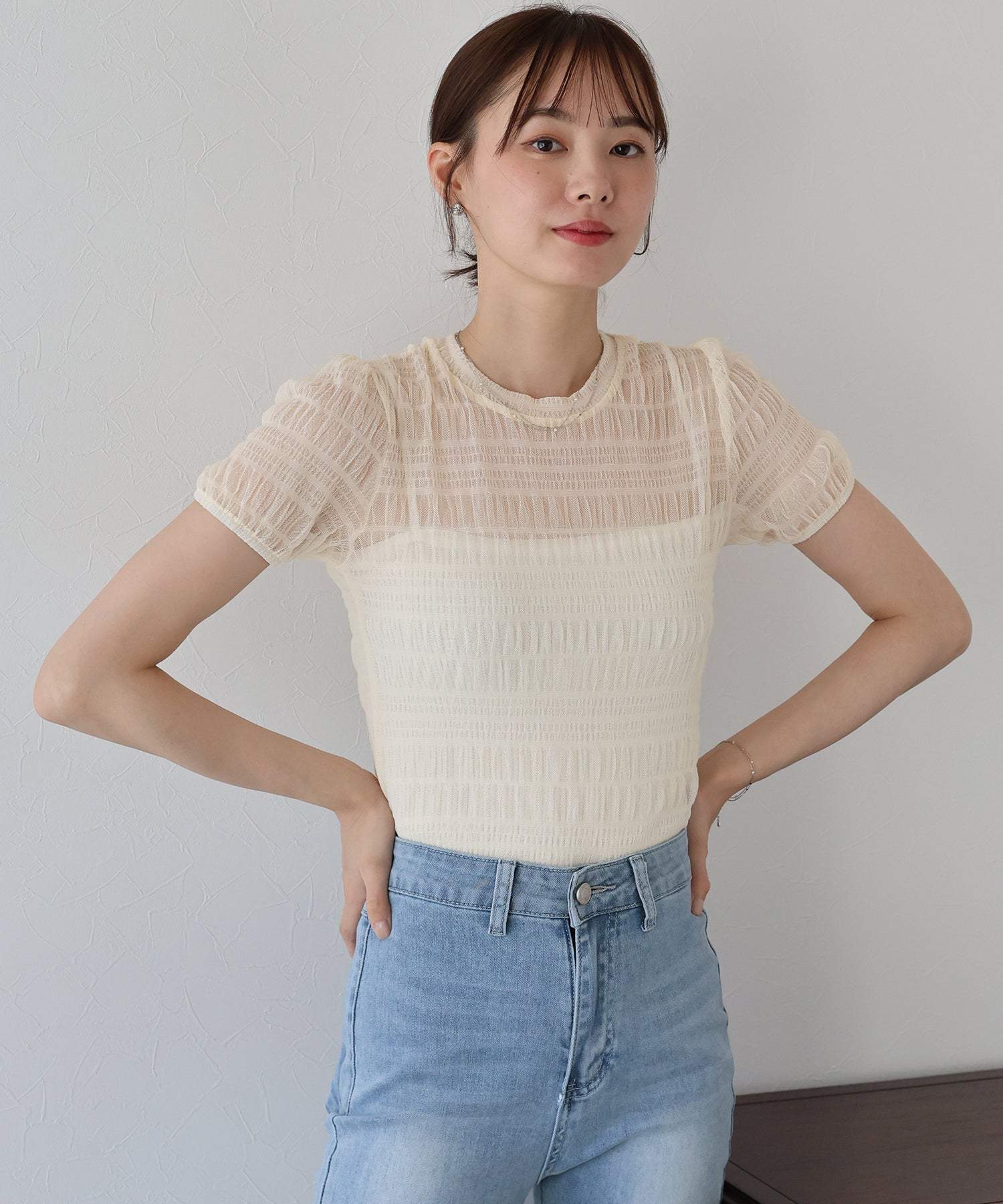 ブルーイースト BLUEEAST シャーリングシアーTシャツ (グレー) グレー