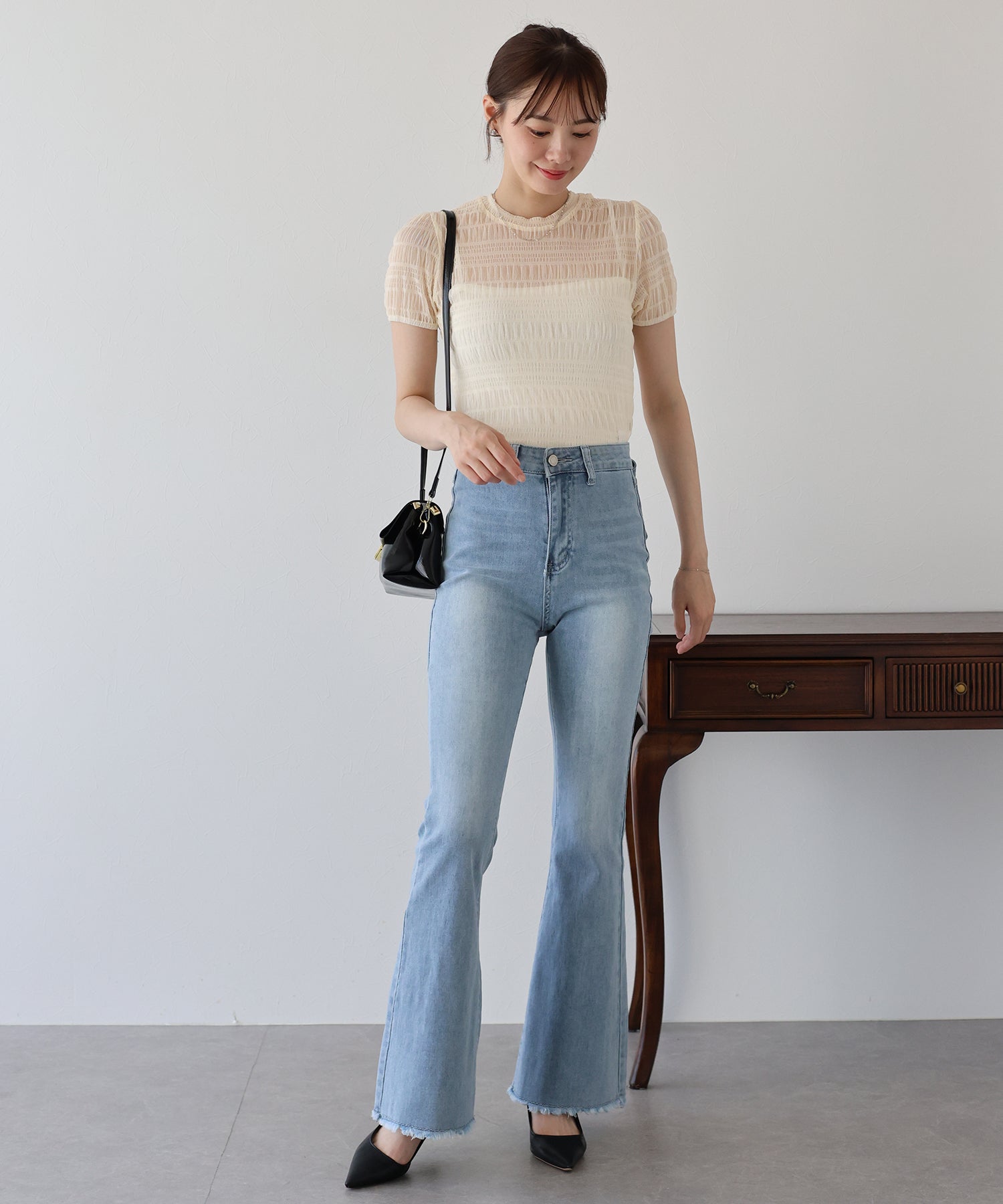 ブルーイースト BLUEEAST シャーリングシアーTシャツ (グレー) グレー
