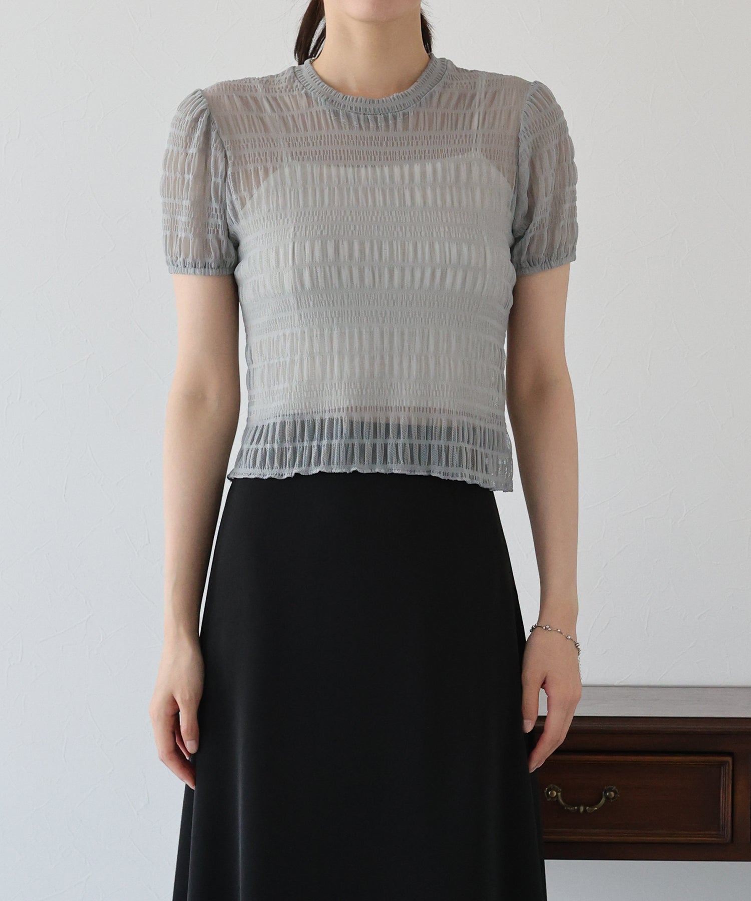 ブルーイースト BLUEEAST シャーリングシアーTシャツ (グレー) グレー