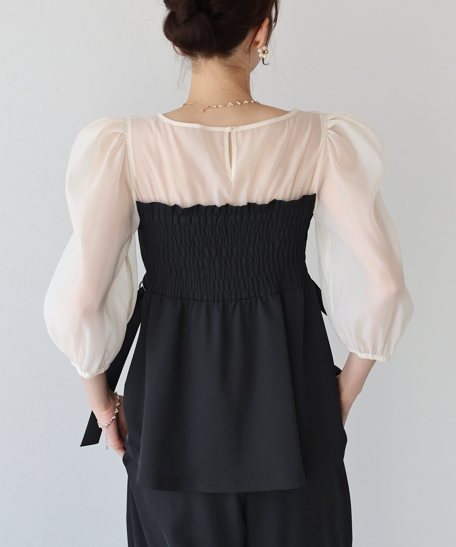 ブルーイースト BLUEEAST サイドベルトパンツドレス (チャコールグレー) チャコールグレー