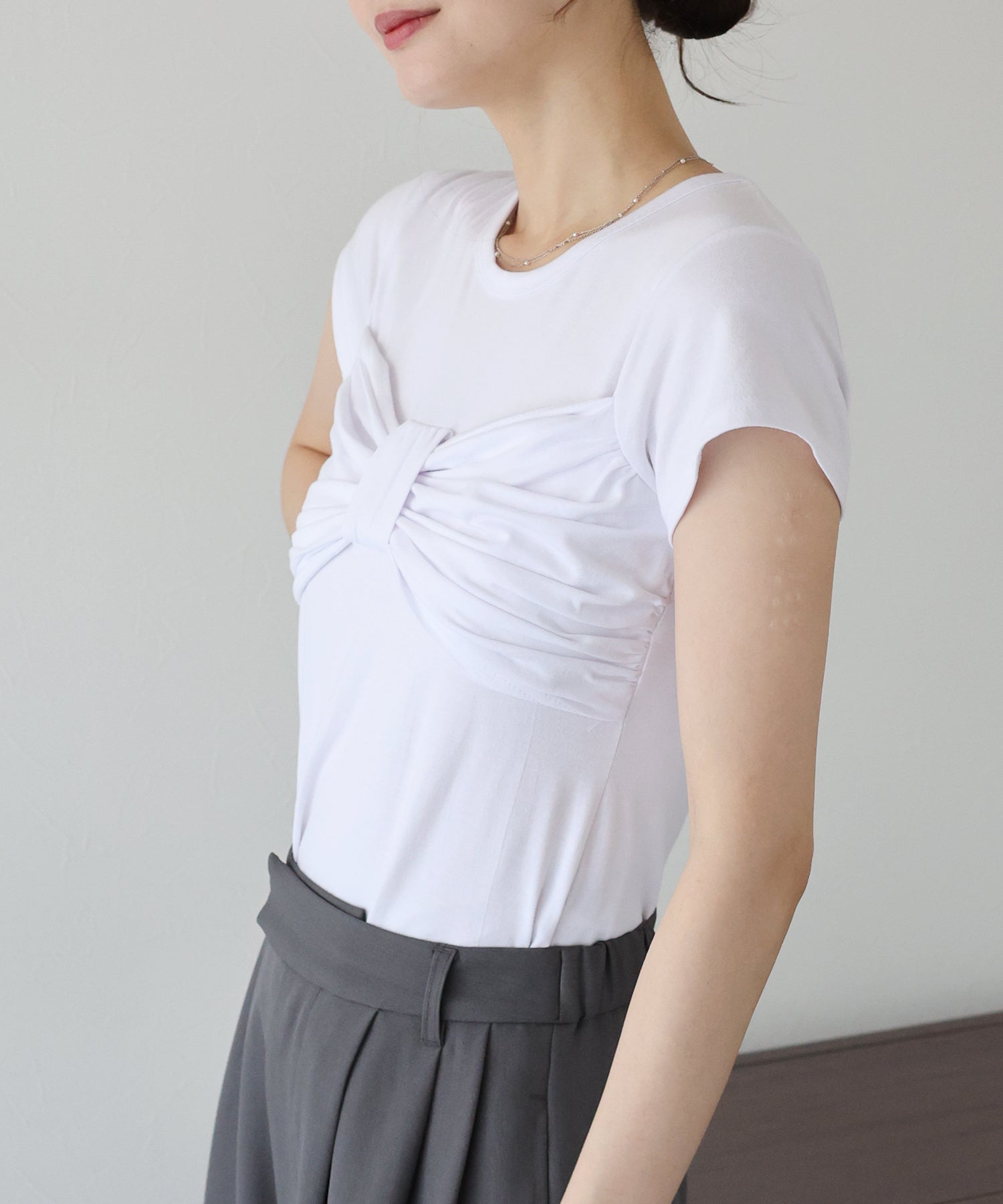 ブルーイースト BLUEEAST フロントリボンT (ピンク) ピンク