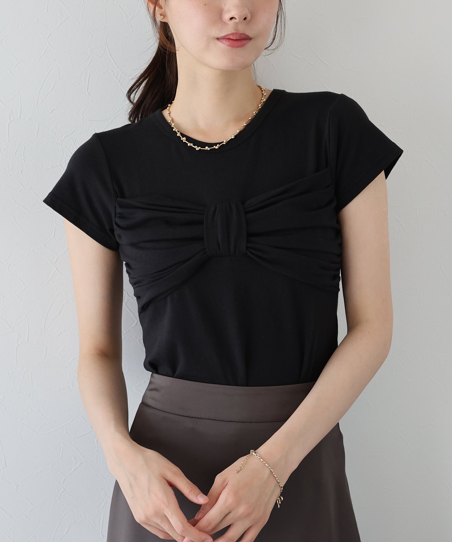 ブルーイースト BLUEEAST フロントリボンT (ピンク) ピンク