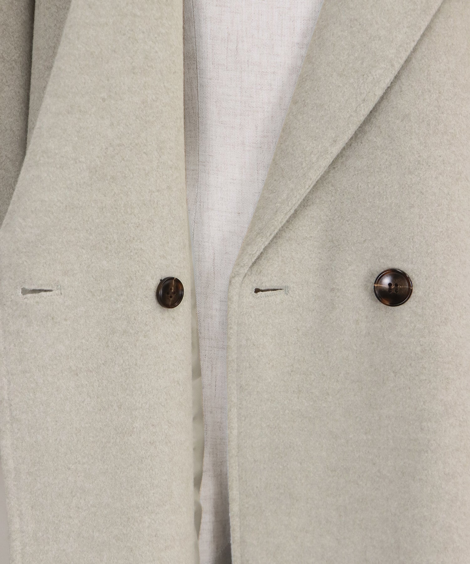 ブルーイースト BLUEEAST テーラードウールロングコート (チャコールグレー) チャコールグレー