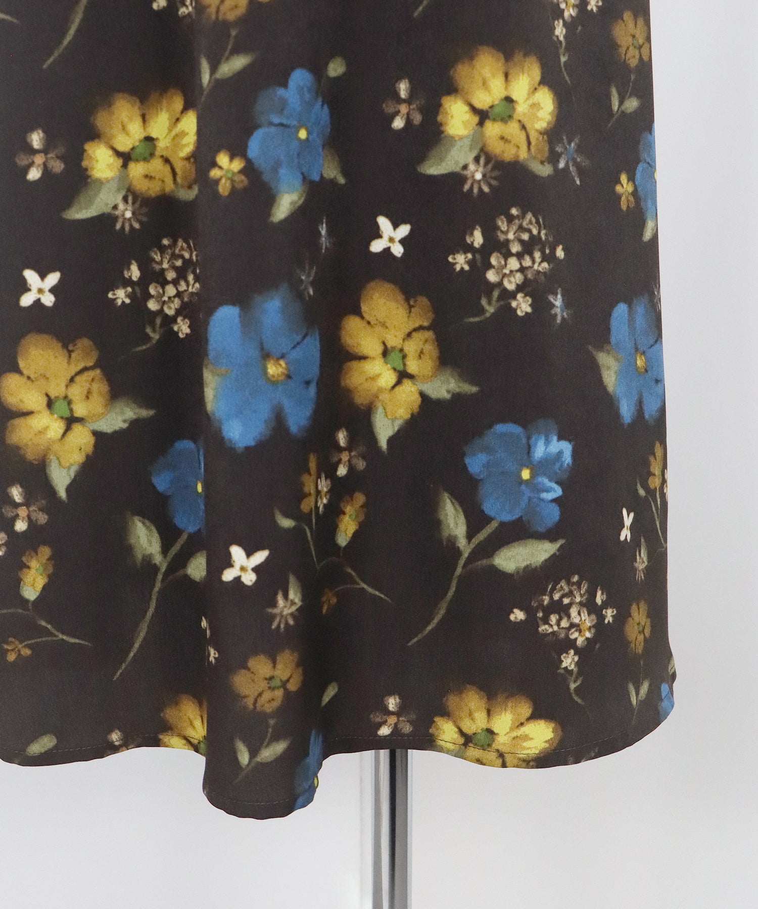 ブルーイースト BLUEEAST リボンフロッキーワンピース (ブラウン系) ブラウン系