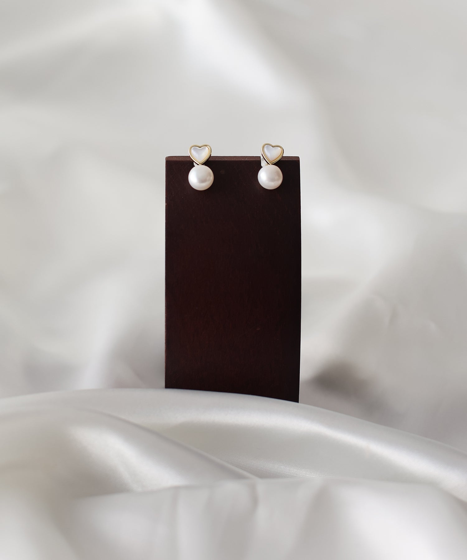 ジェーバイブルー J by blue クリアハート淡水パールピアス/ silver925 (ゴールド) ゴールド