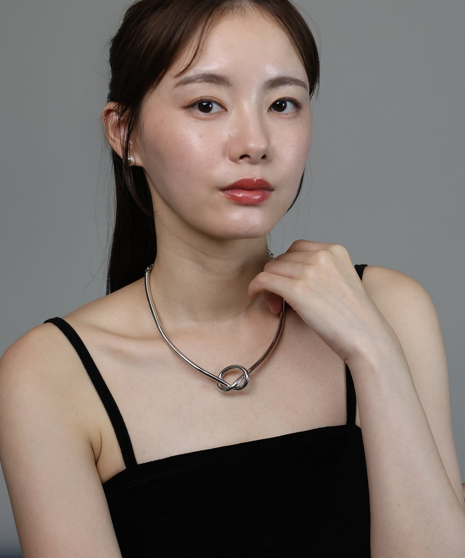 ジェーバイブルー J by blue ビッグノットデザインチョーカー / ニッケルフリー (ゴールド) ゴールド