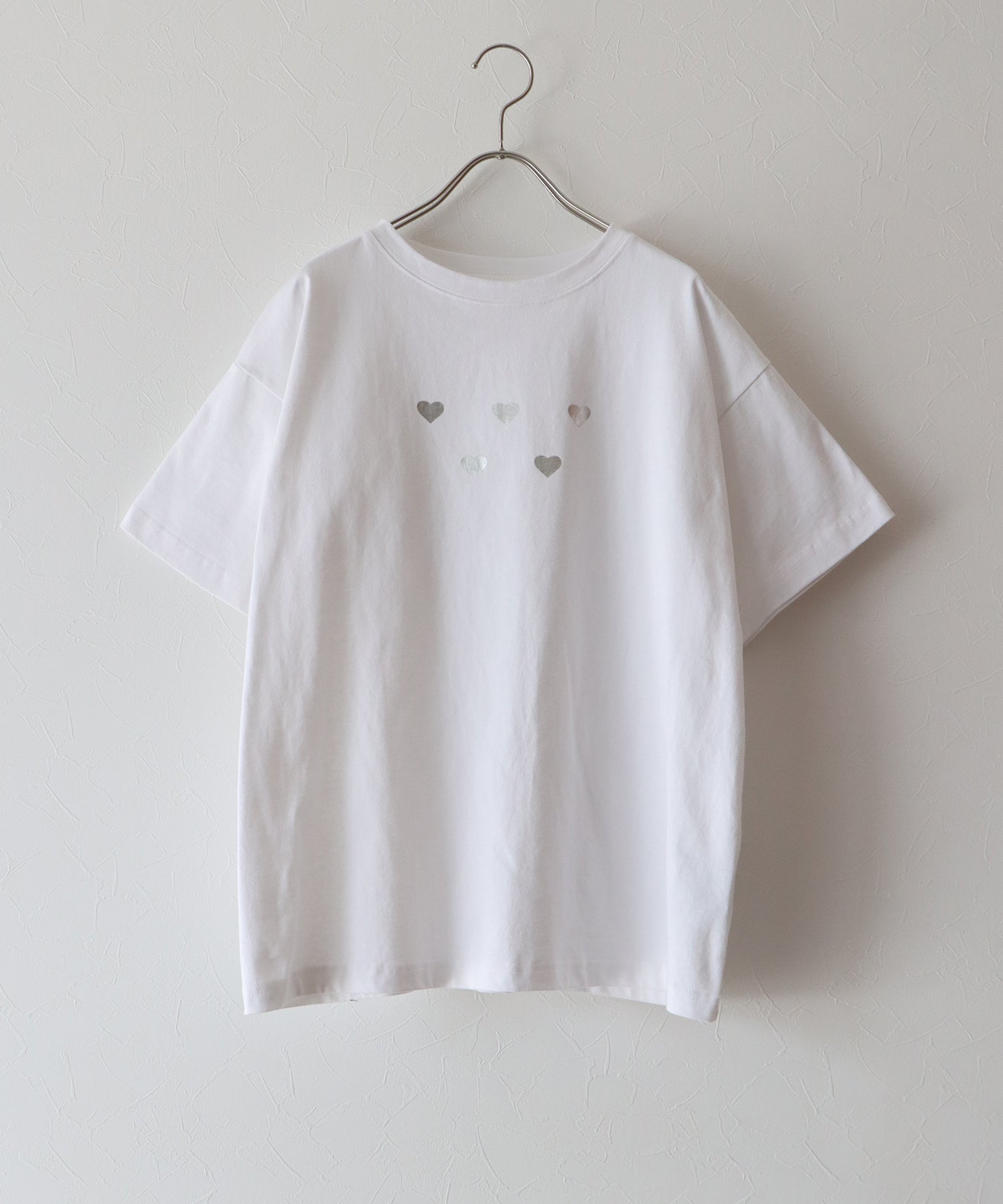 J by blue Heart Foil Print T-Shirt