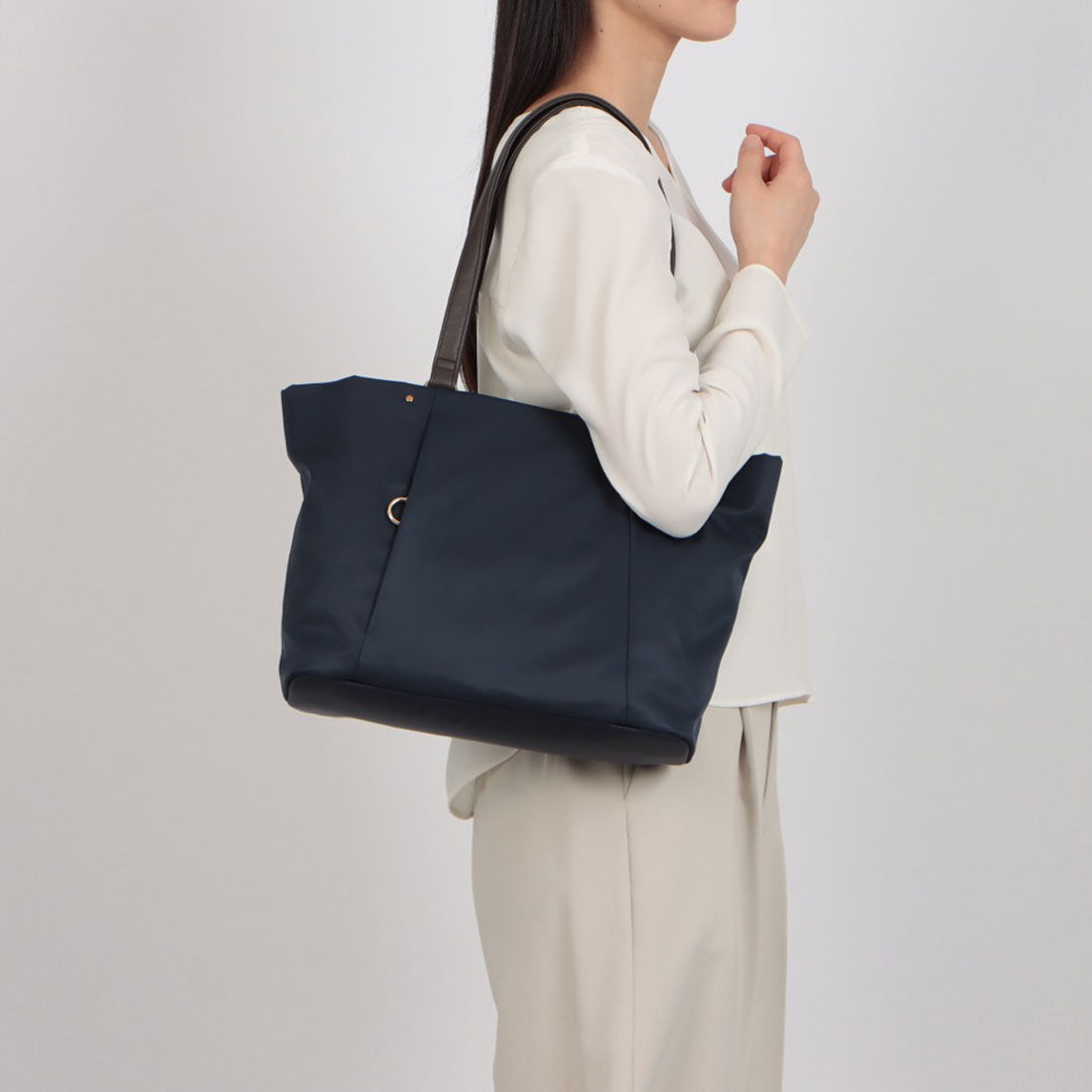 ビジンシュウノウ 美人収納 トートバッグ (049.ネイビー) 049.ネイビー