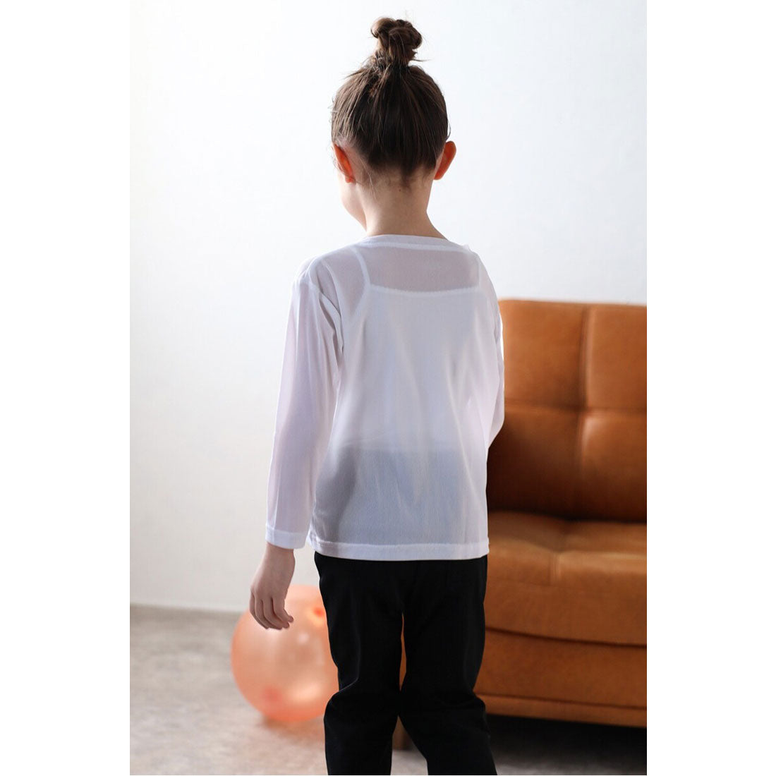 ボンジュールサガン BONJOUR SAGAN 【3-10才対応】シアークルーネックプルオーバー (OFF-WHITE) OFF-WHITE