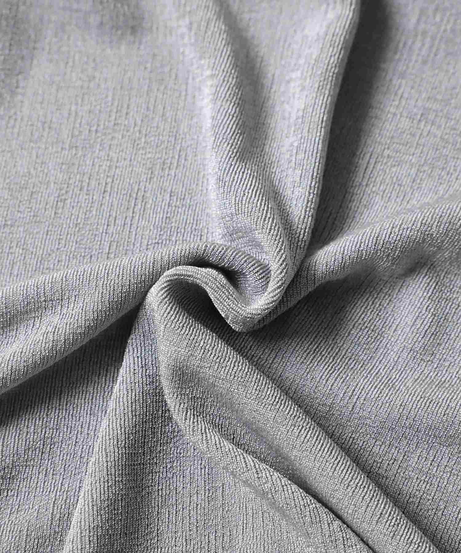 ボンジュールサガン BONJOUR SAGAN UVカット接触冷感バックデザインシャイニーストレッチキャミ (LIGHT-GRAY) LIGHT-GRAY