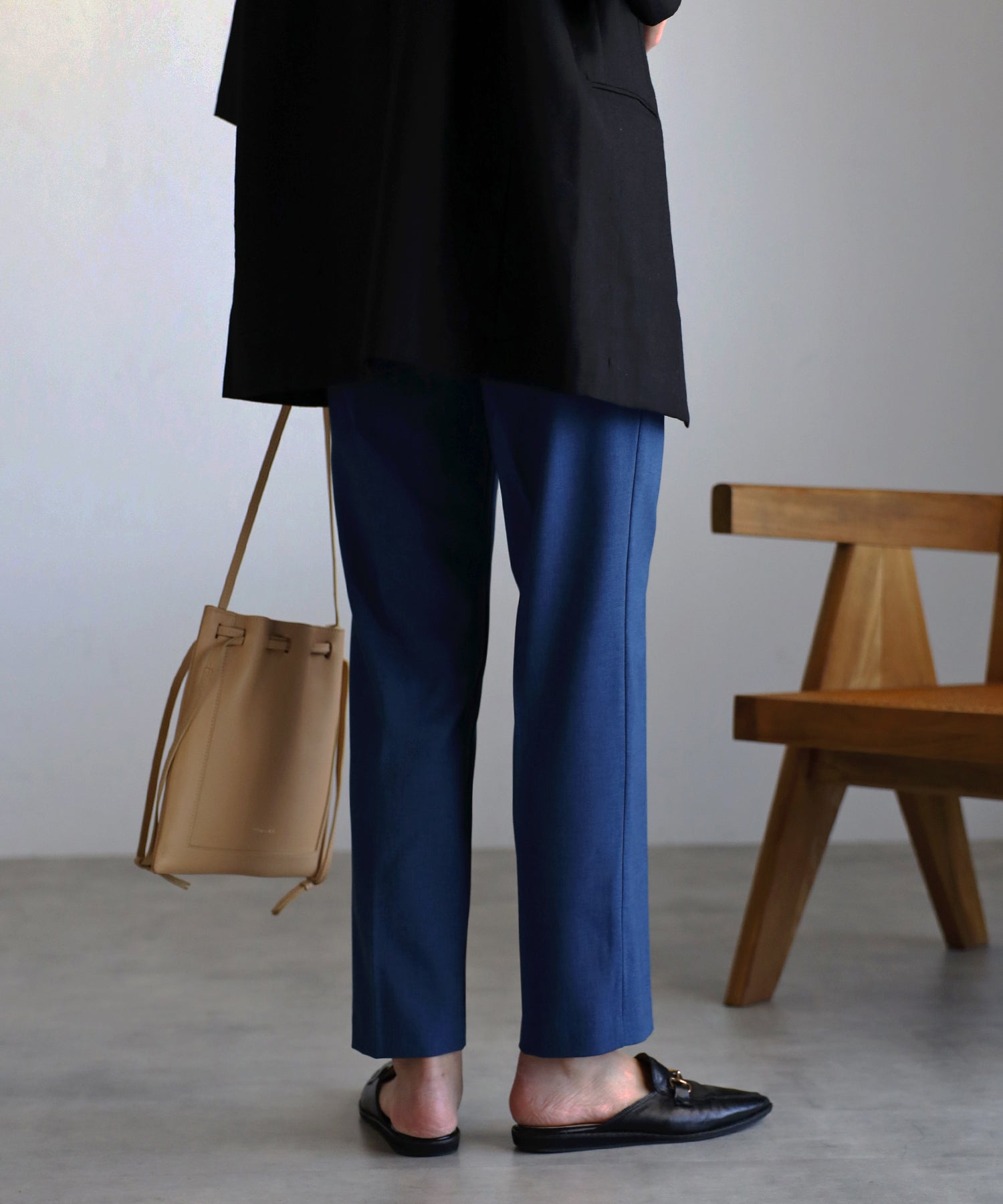 ボンジュールサガン BONJOUR SAGAN リラックスカラーテーパードパンツ (Pink) Pink