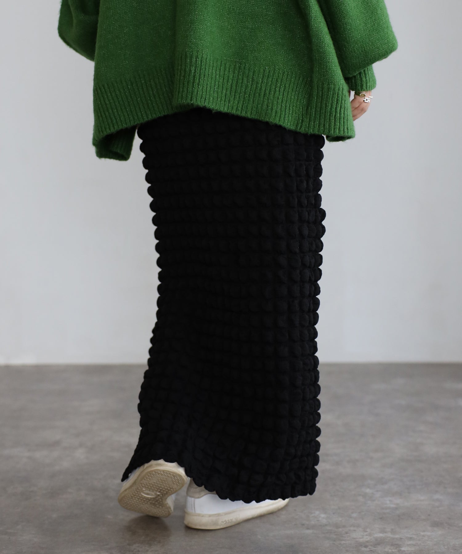 ボンジュールサガン BONJOUR SAGAN ポップコーンタイトスカート (off-white) off-white