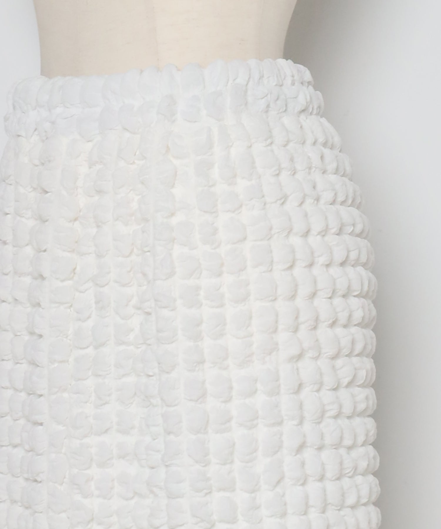 ボンジュールサガン BONJOUR SAGAN ポップコーンタイトスカート (off-white) off-white