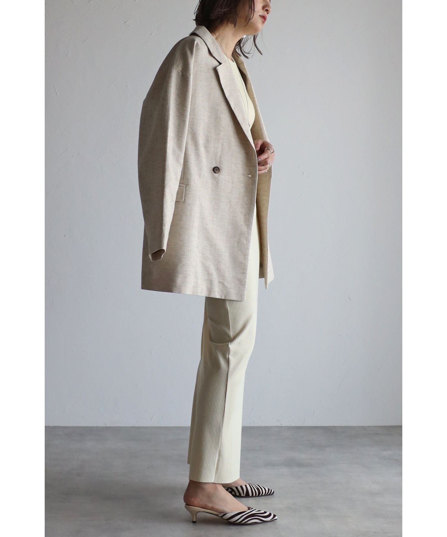 ボンジュールサガン BONJOUR SAGAN パッド付きアメスリリブワンピース (Black) Black