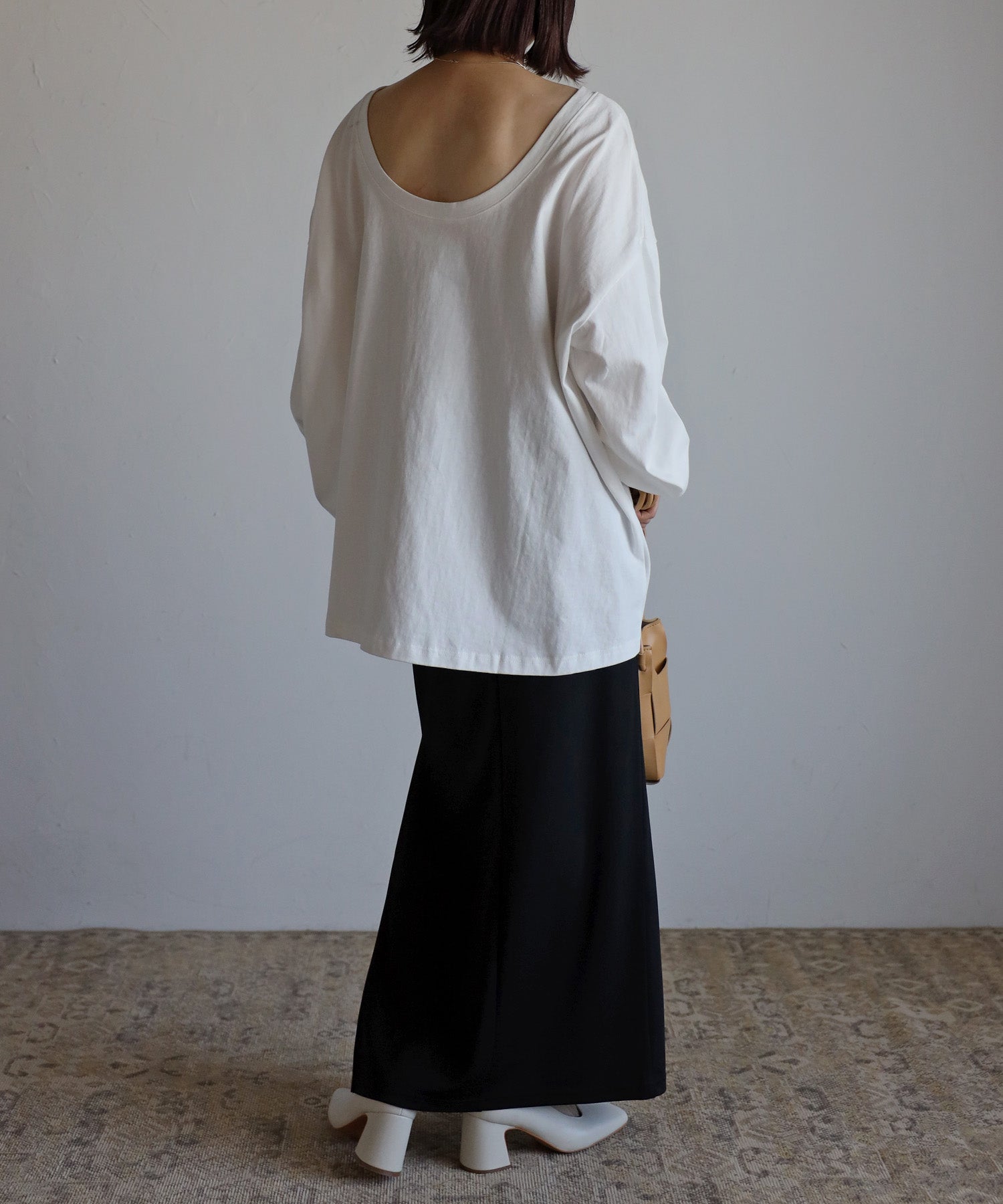 ボンジュールサガン BONJOUR SAGAN バックオープンプルオーバー (PINK) PINK