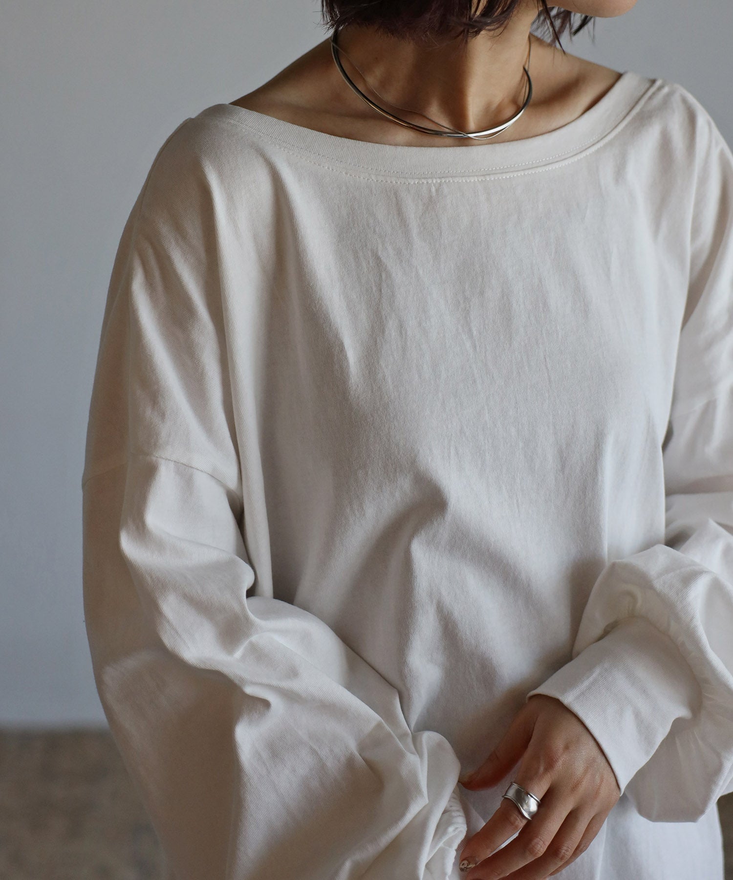 ボンジュールサガン BONJOUR SAGAN バックオープンプルオーバー (PINK) PINK