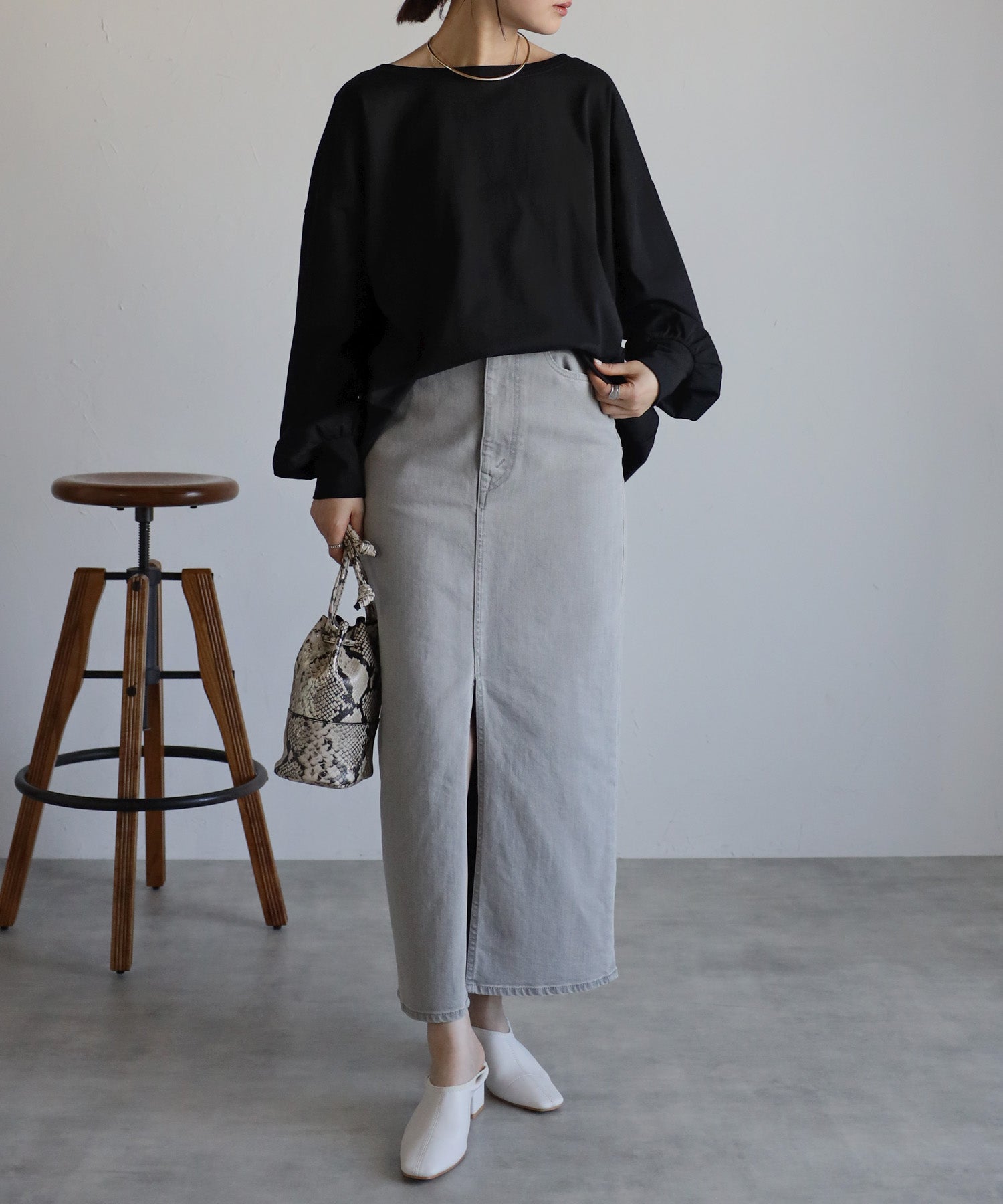 ボンジュールサガン BONJOUR SAGAN バックオープンプルオーバー (PINK) PINK