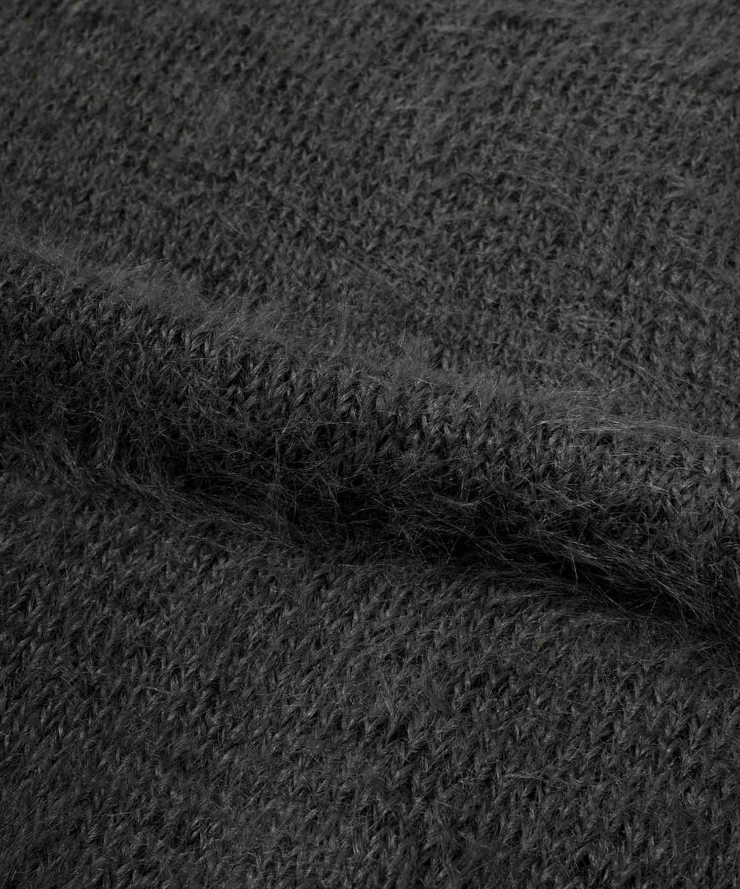 ボンジュールサガン BONJOUR SAGAN シャギーニットベスト (CHARCOAL-GRAY) CHARCOAL-GRAY