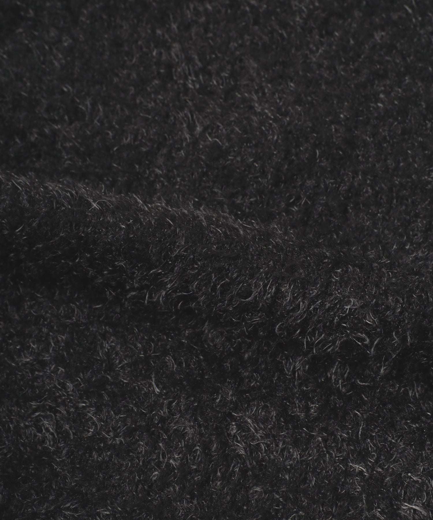 ボンジュールサガン BONJOUR SAGAN 【セットアップ対応商品】シャギーロングスカート (CHARCOAL-GRAY) CHARCOAL-GRAY