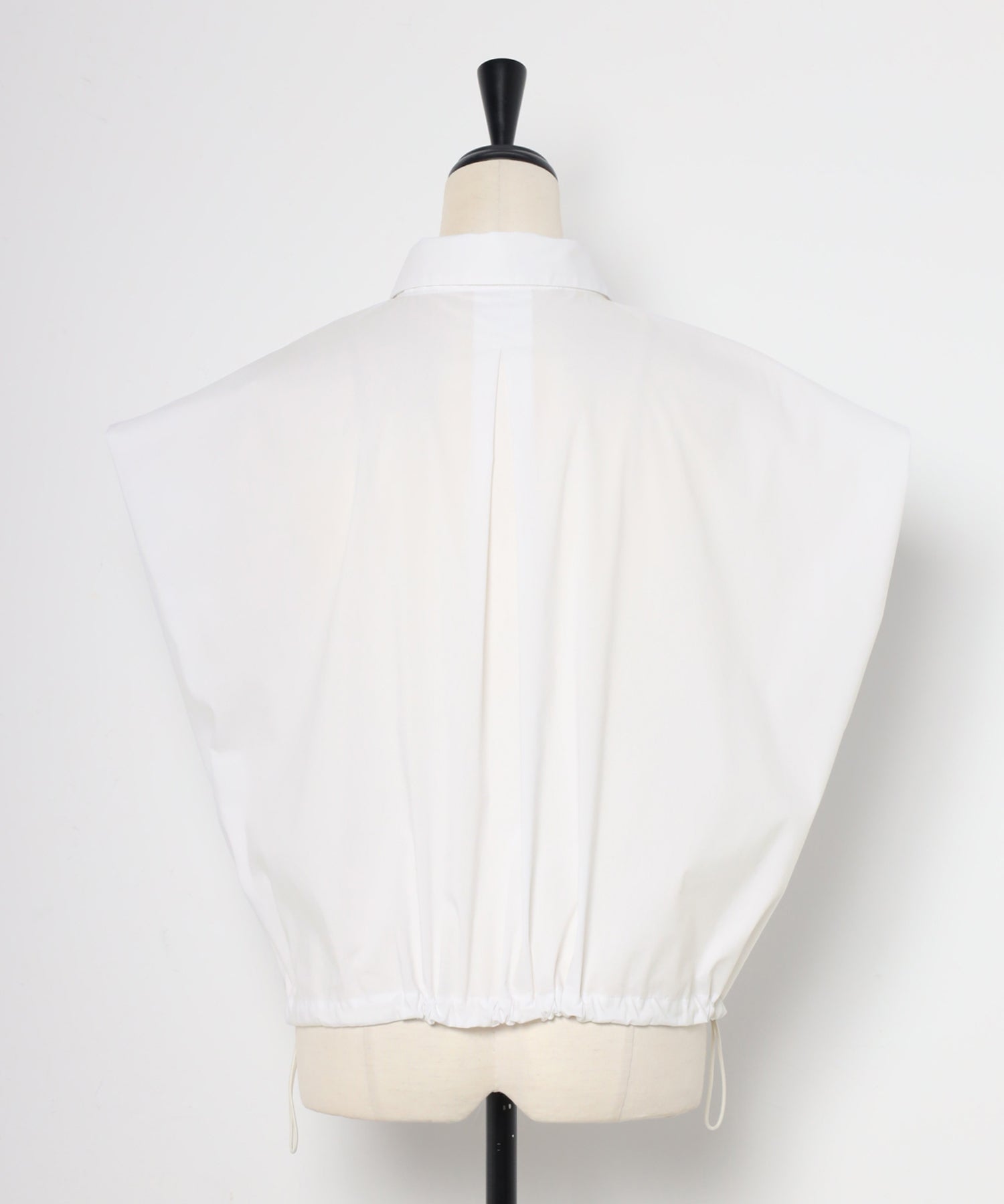 ボンジュールサガン BONJOUR SAGAN 裾ドロストタックスリーブシャツ