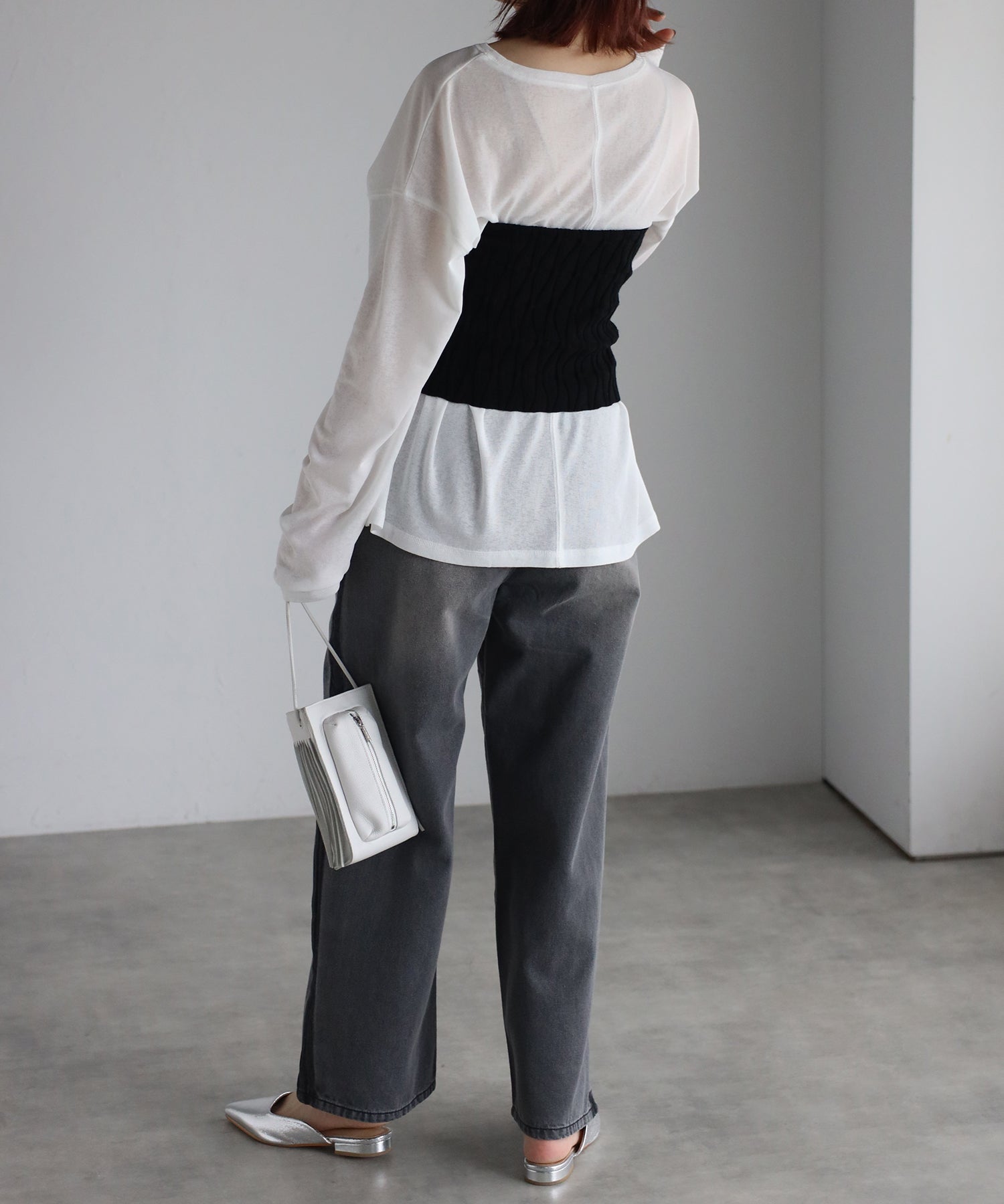 Bonjour Sagan Frill Sheer Cut Sew