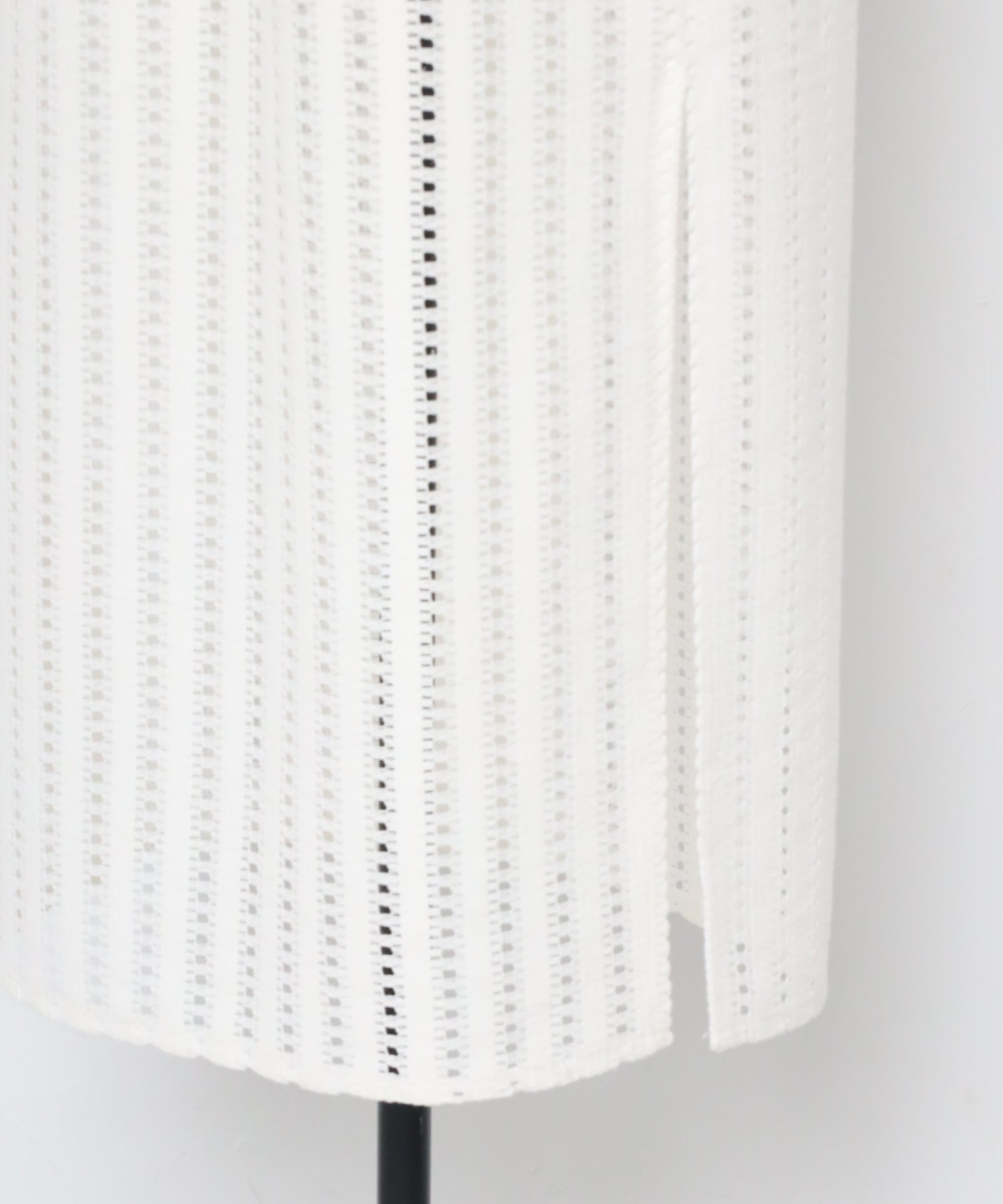 ボンジュールサガン BONJOUR SAGAN 【セットアップ対応商品】ストライプレースサイドスリットスカート