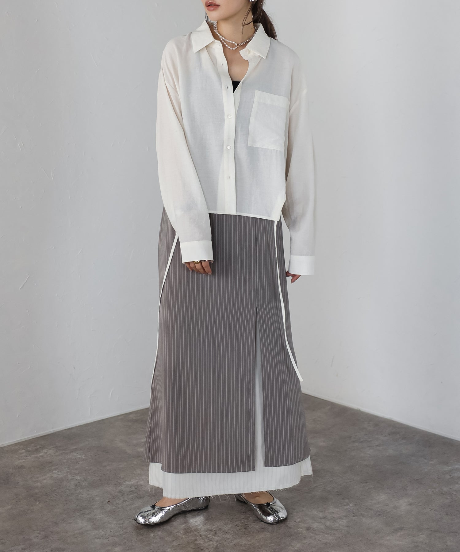 Bonjour Sagan Linen Blend Hold Lost Shirt