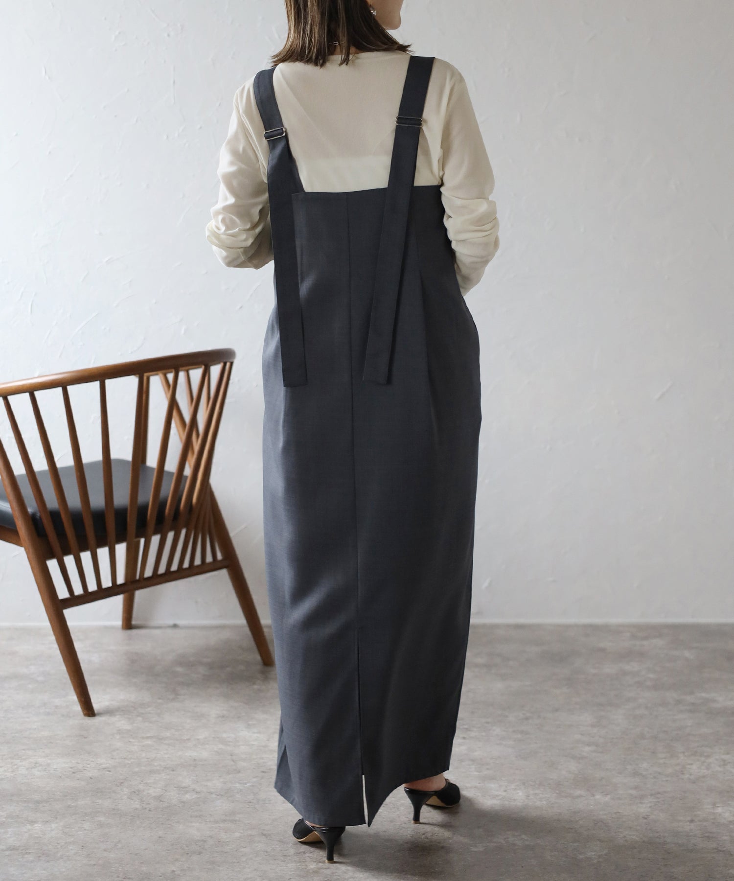 ボンジュールサガン BONJOUR SAGAN リラックスシアーベロアロンT