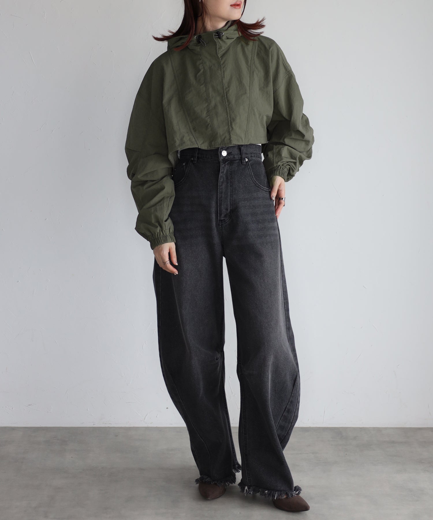 Bonjour Sagan Layered Wash Nylon Mountain Parka