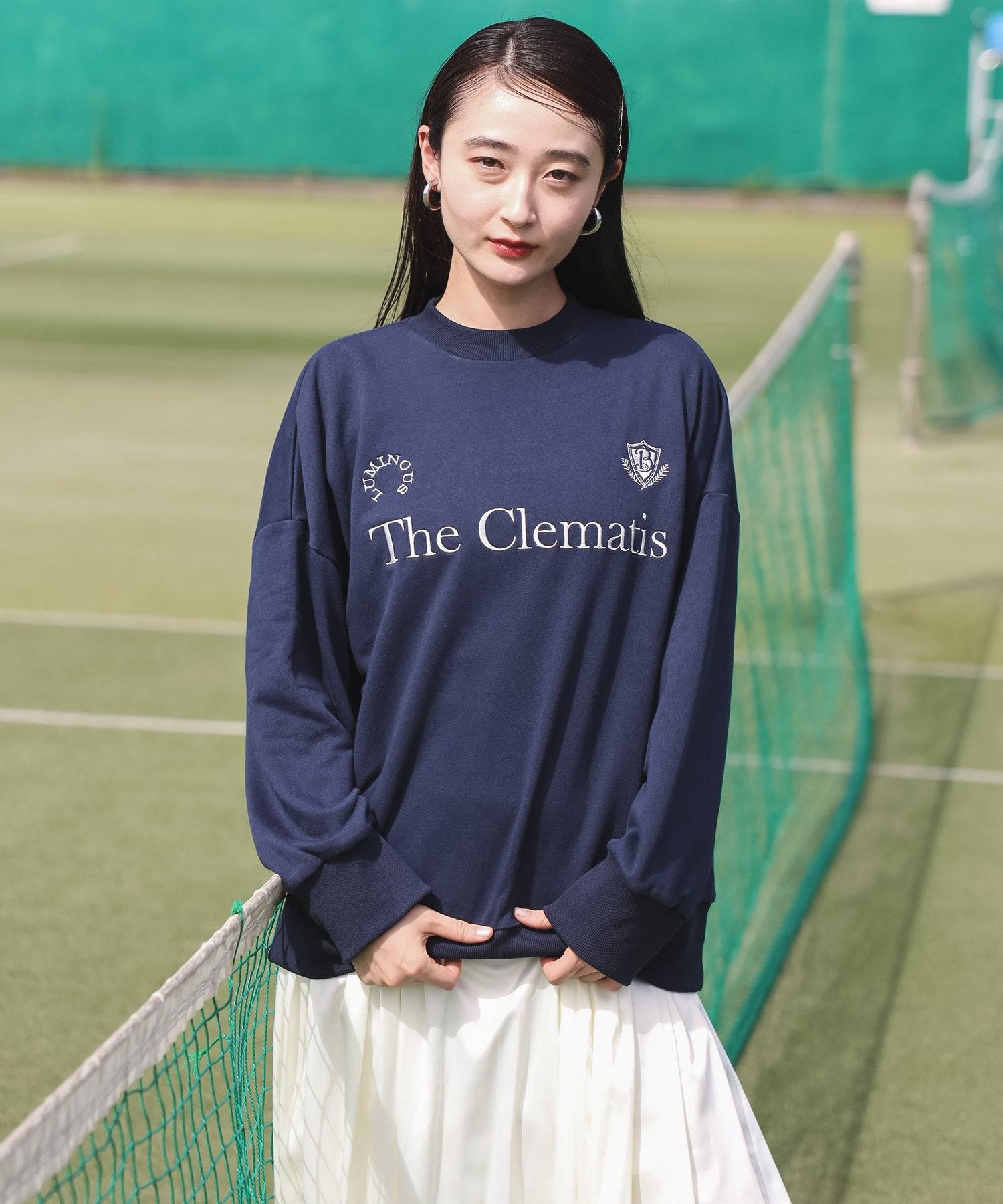 波恩茲爾·薩岡 BONJOUR SAGAN 遊戲標誌刺繡衛衣