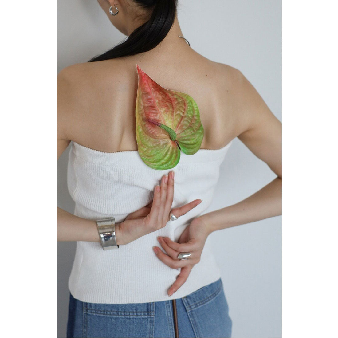 ボンジュールサガン BONJOUR SAGAN mini pocket knit bustier / ミニポケットニットビスチェ (OFF-WHITE) OFF-WHITE