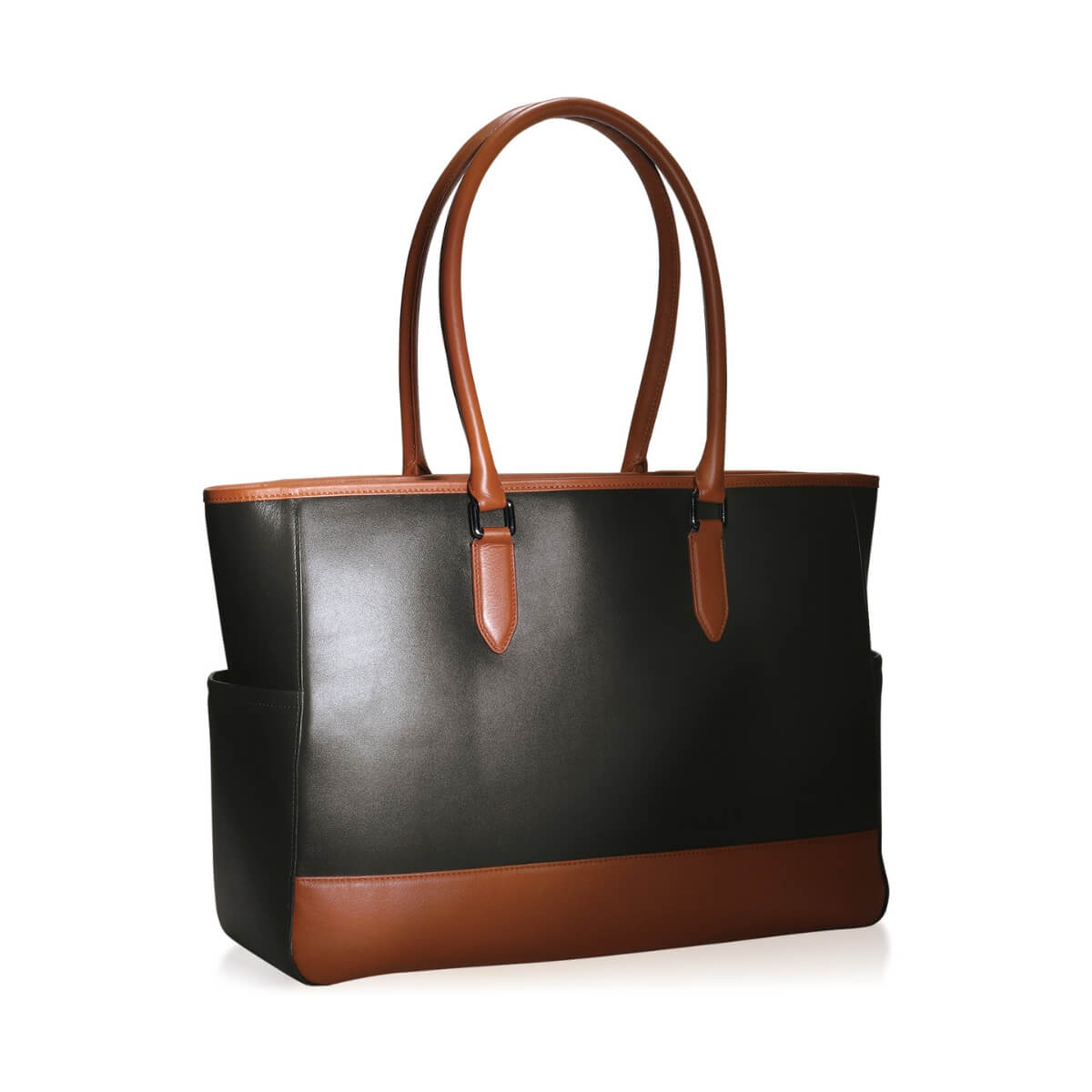 ブルーシンシア BLUE SINCERE 本革 バイカラートートバッグ / Ludus - ルードス -(ロイヤルブラック×レトロキャメル) ロイヤルブラック×レトロキャメル