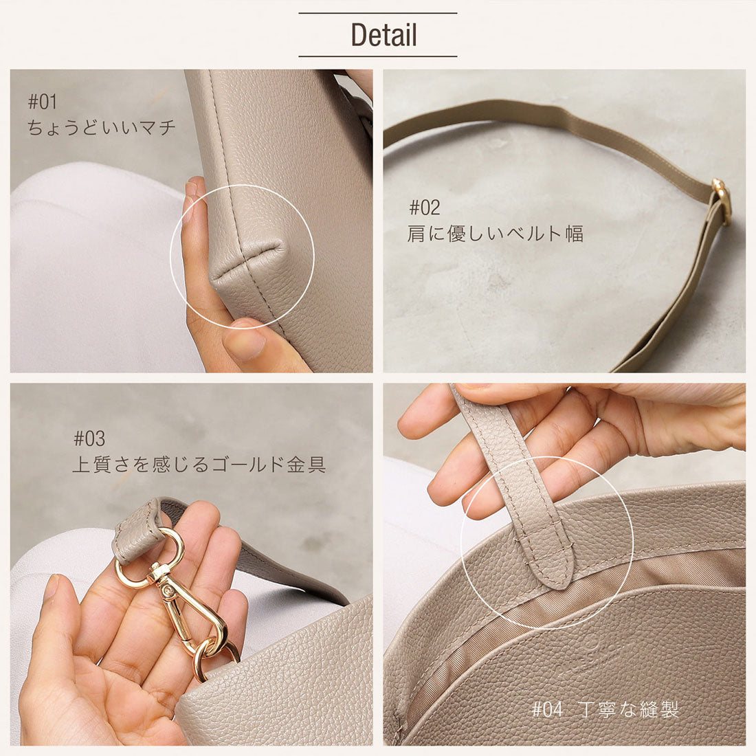 ブルーシンシア BLUE SINCERE 本革 サコッシュ 4way デザイン スマホポシェット ショルダーバッグ (メタリックシルバー) メタリックシルバー