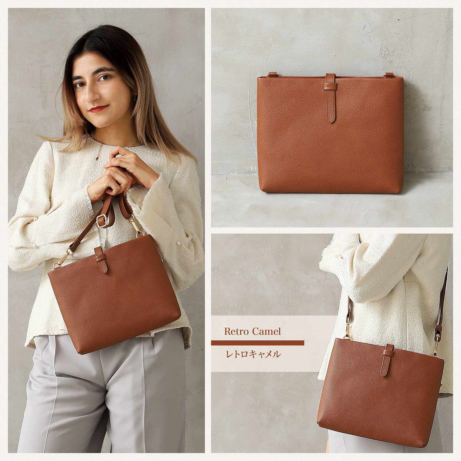 ブルーシンシア BLUE SINCERE 本革 レディース サコッシュ / Awis - アウィス -(メタリックシルバー) メタリックシルバー