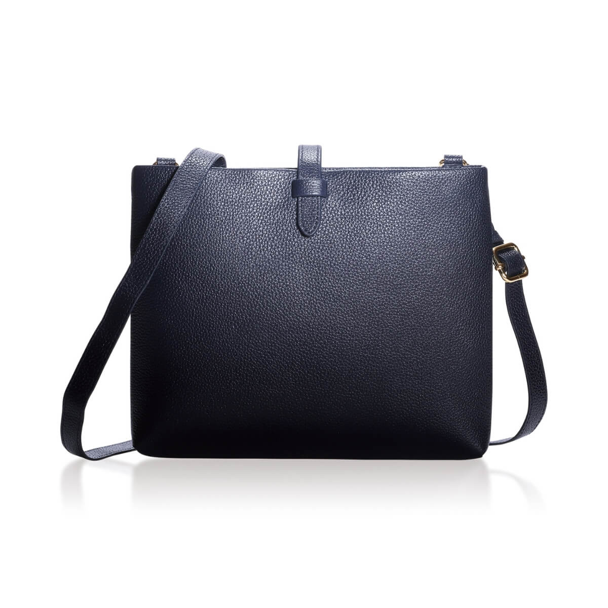 ブルーシンシア BLUE SINCERE 本革 レディース サコッシュ / Awis - アウィス -(ダークネイビー) ダークネイビー